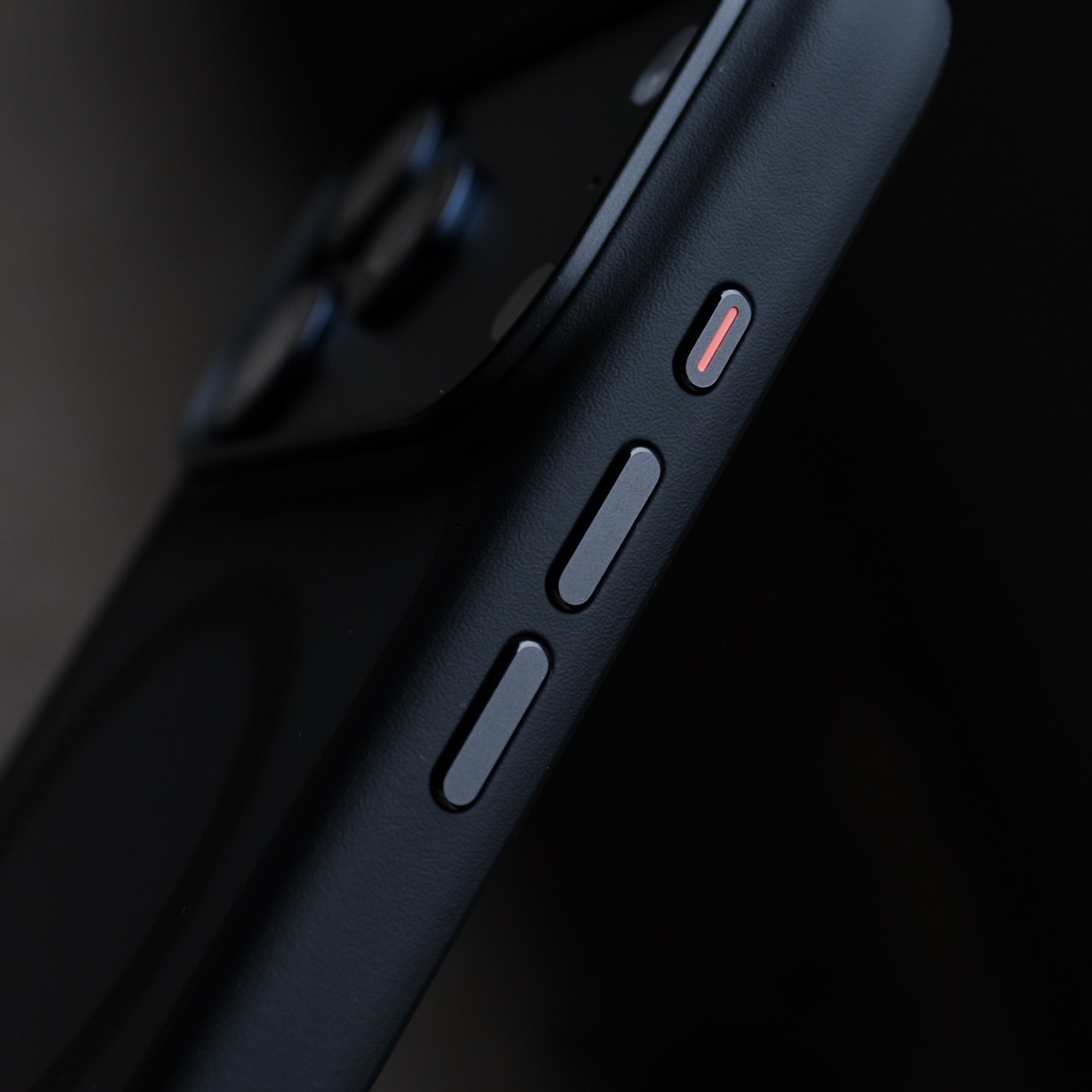 Bare Armour Case for iPhone 17 Pro and 17 Pro Max - Slim Shockproof MagSafe Case for iPhone 17 Pro and 17 Pro Max - Metal Buttons - Black