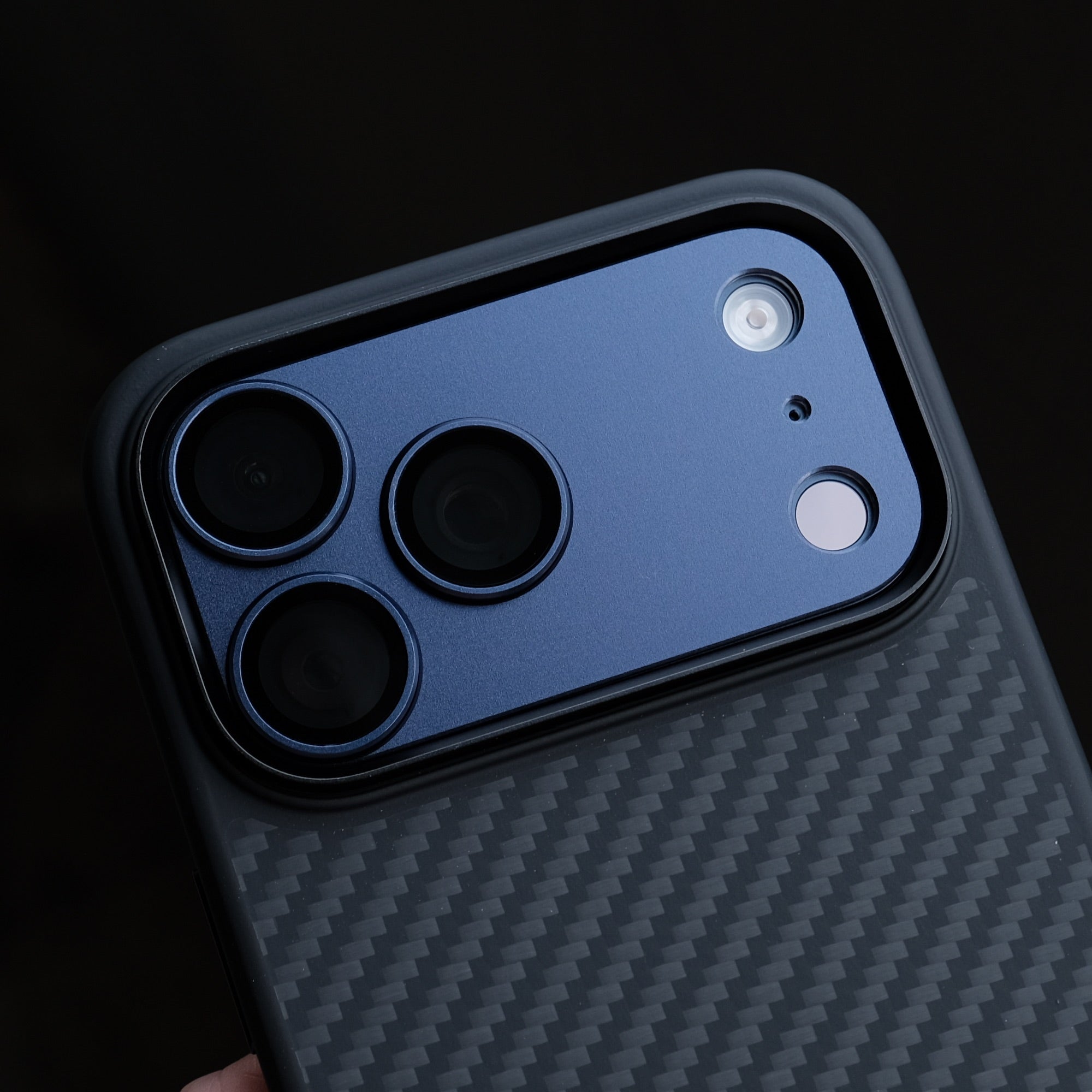 Bare Armour Case for iPhone 17 Series - Minimalist Slim Shock Proof MagSafe Kevlar Case for iPhone 17 Series - Camera Plateau Protector - Deep Blue