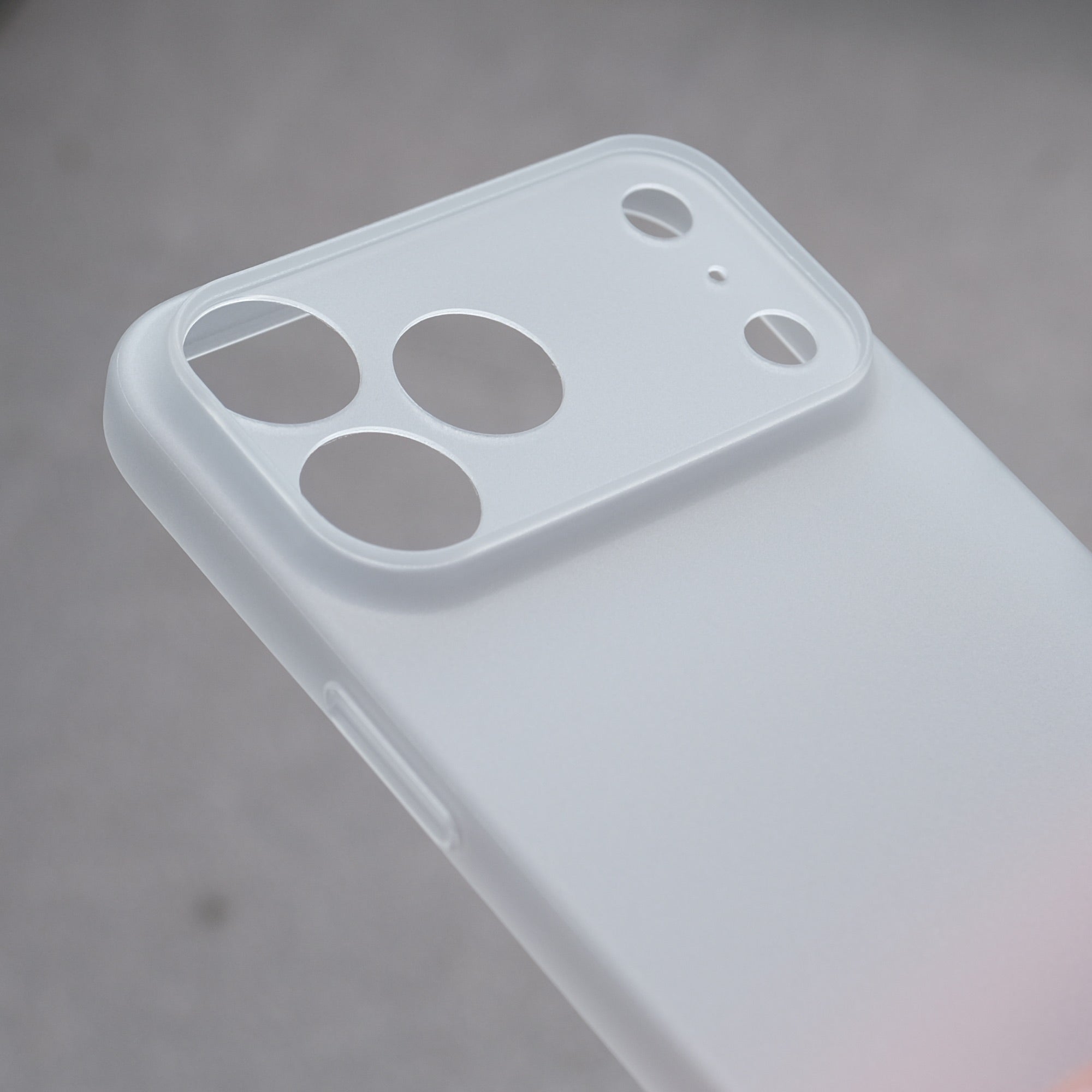 Bare Naked Case for iPhone 17 Pro Max - Thinnest Case for iPhone 17 Pro Max - Camera Protection - Frost