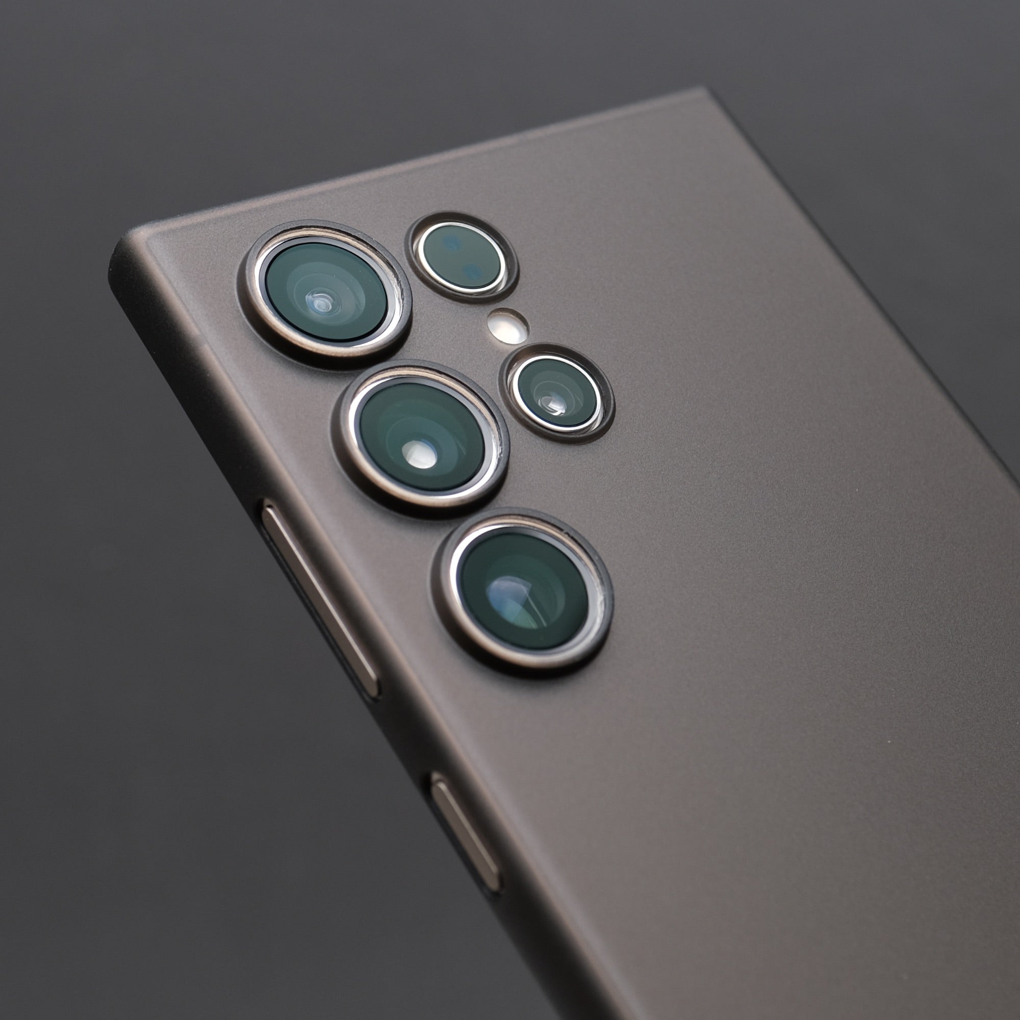 Bare Naked for S24 Ultra - The Thinnest Case for S24 Ultra - Camera Cutouts - Smoke