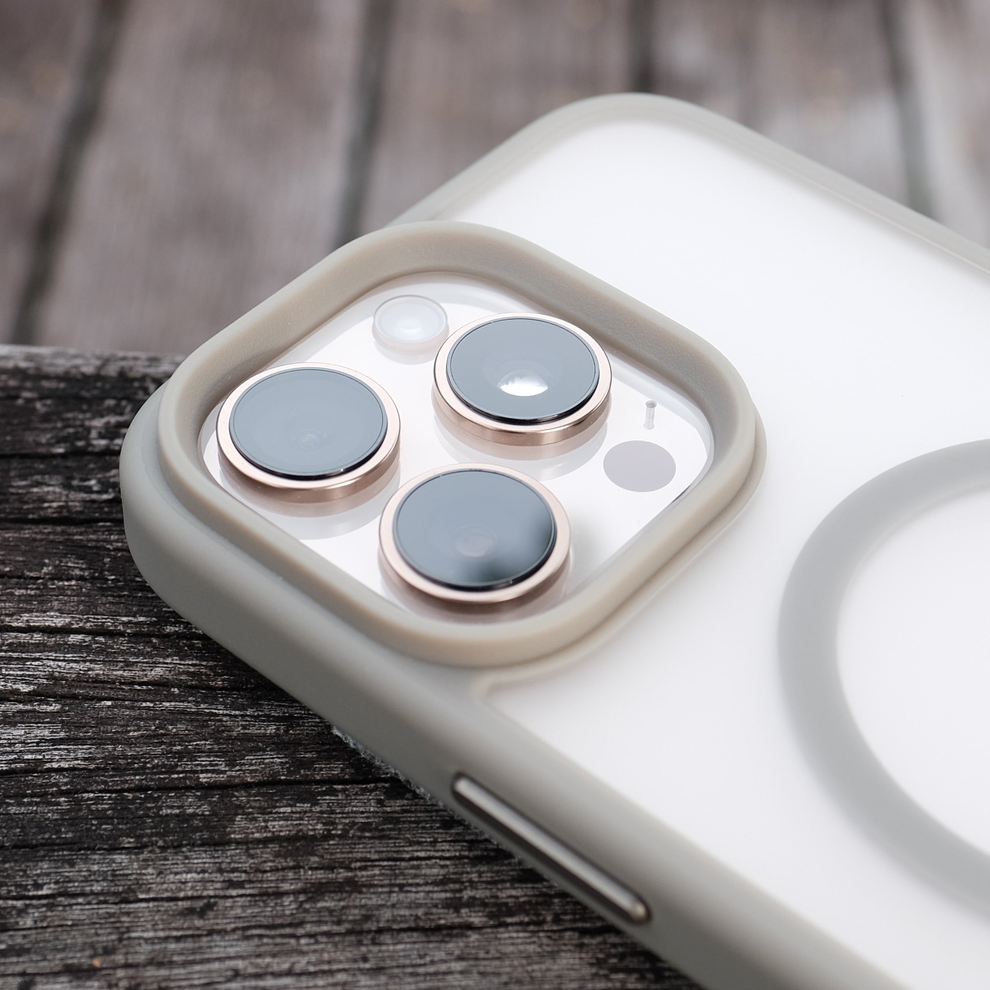 Bare Armour Case for iPhone 16 Series - Minimalist Slim Shock Proof MagSafe Case with Camera Control Button for iPhone 16 Series - Camera Protection - Natural Titanium