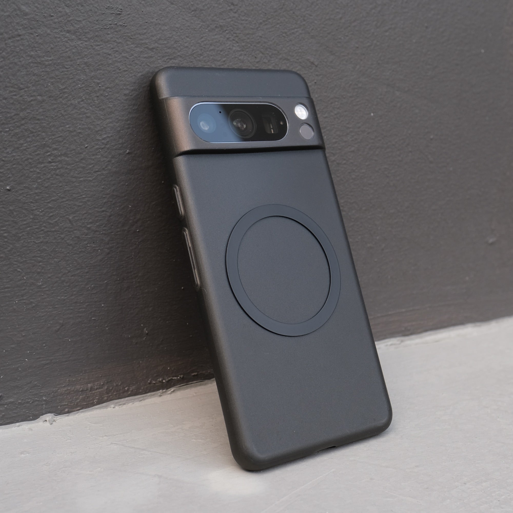 Bare Cases - MagSafe Wallet with Stand - Magnet Ring on Pixel 8 Pro
