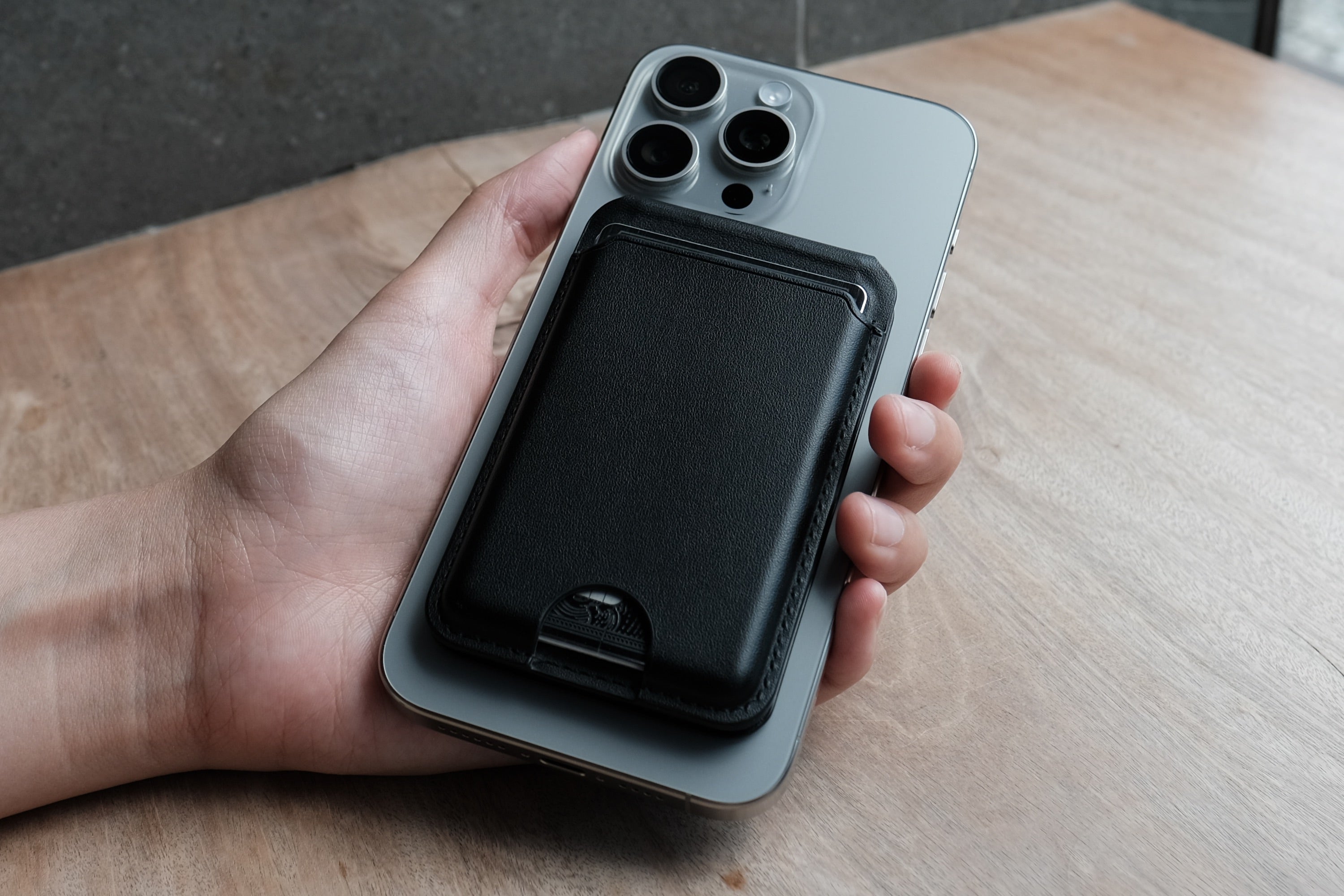 Bare Cases - MagSafe Wallet with Stand - Vegan Leather