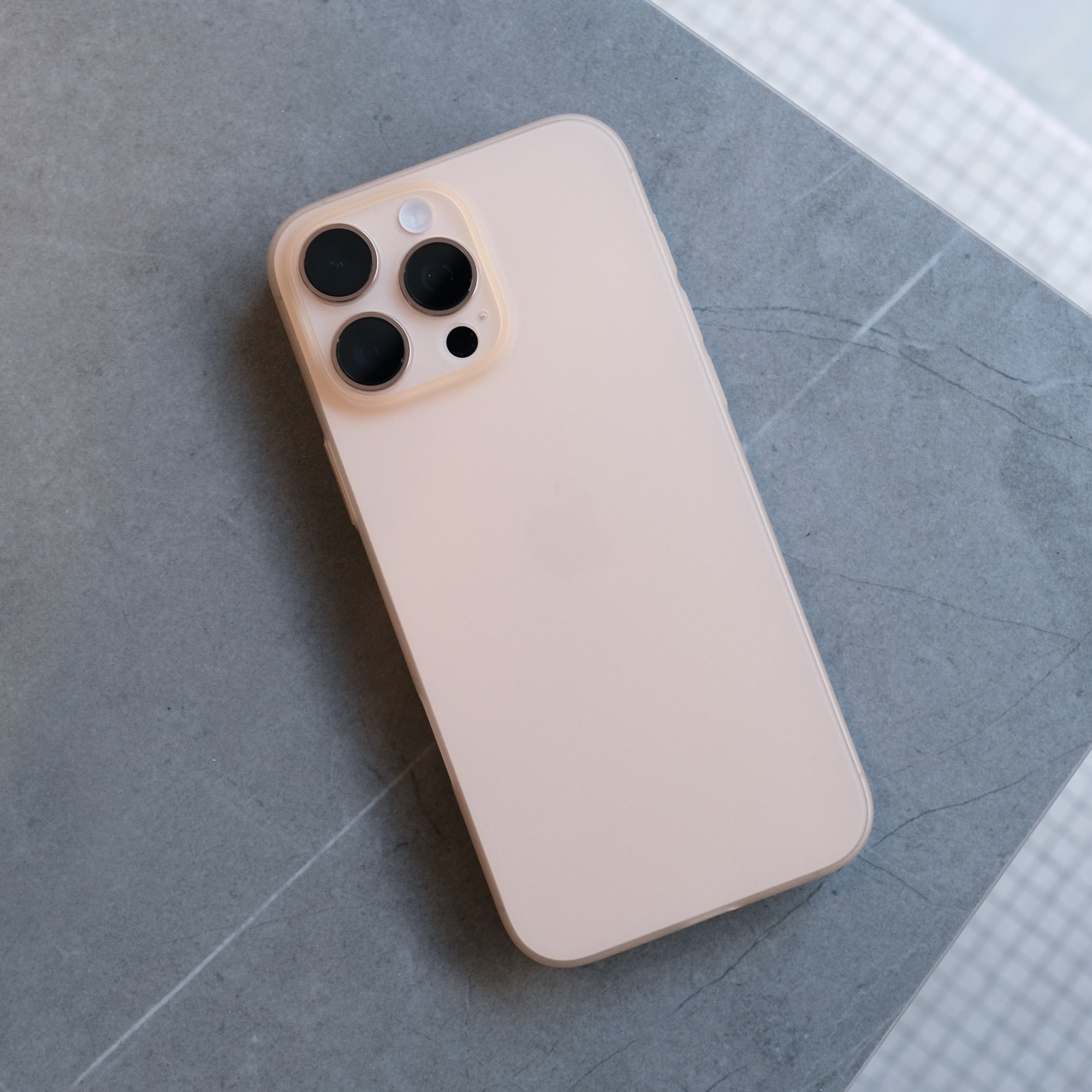 Bare Naked Case for iPhone 16 Pro - Thinnest Case for iPhone 16 Pro - Desert Titanium