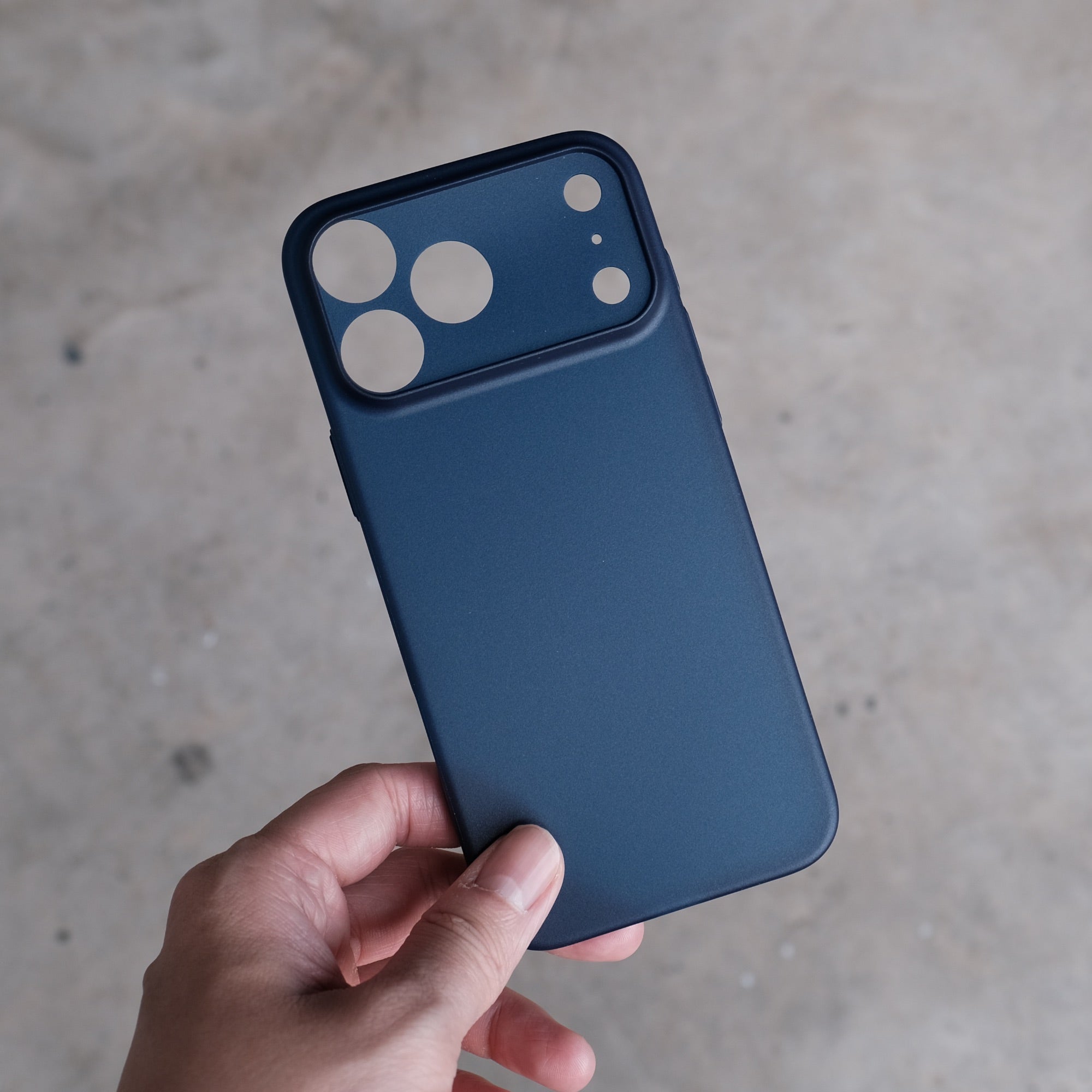 Bare Naked Case for iPhone 17 Pro - Thinnest Case for iPhone 17 Pro - Deep Blue