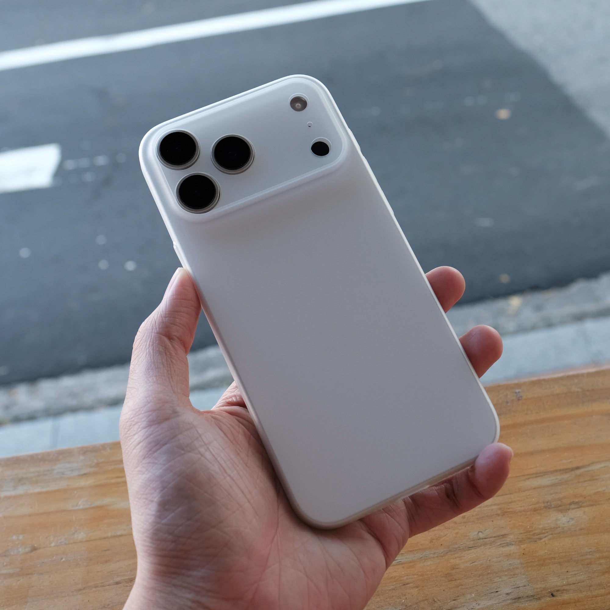 Bare Naked Case for iPhone 17 Pro - Thinnest Case for iPhone 17 Pro - Frost