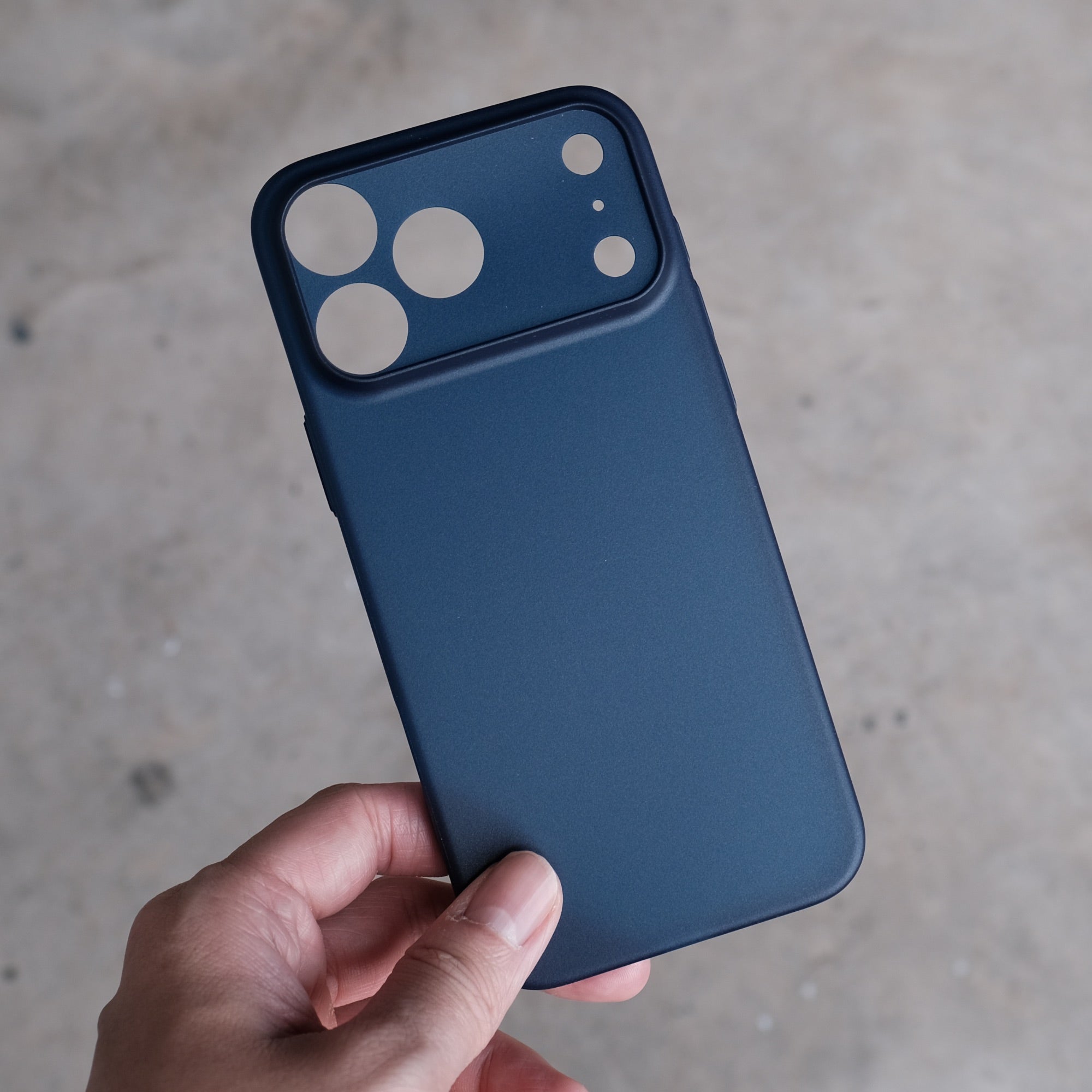 Bare Naked Case for iPhone 17 Pro Max - Thinnest Case for iPhone 17 Pro Max - Deep Blue