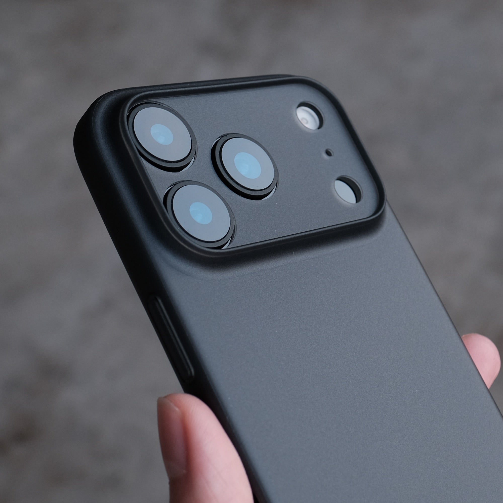 Bare Naked Case for iPhone 17 Pro - Thinnest Case for iPhone 17 Pro - Smoke - Camera Protection