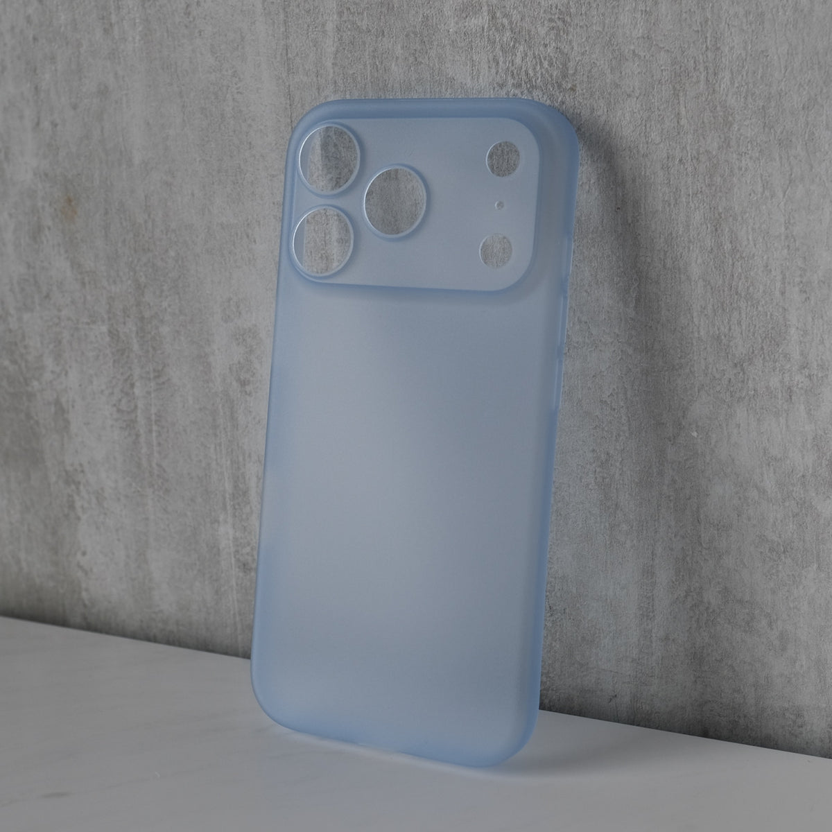 Bare Naked Case for iPhone 18 Pro - Thinnest Case for iPhone 18 Pro - Light Blue