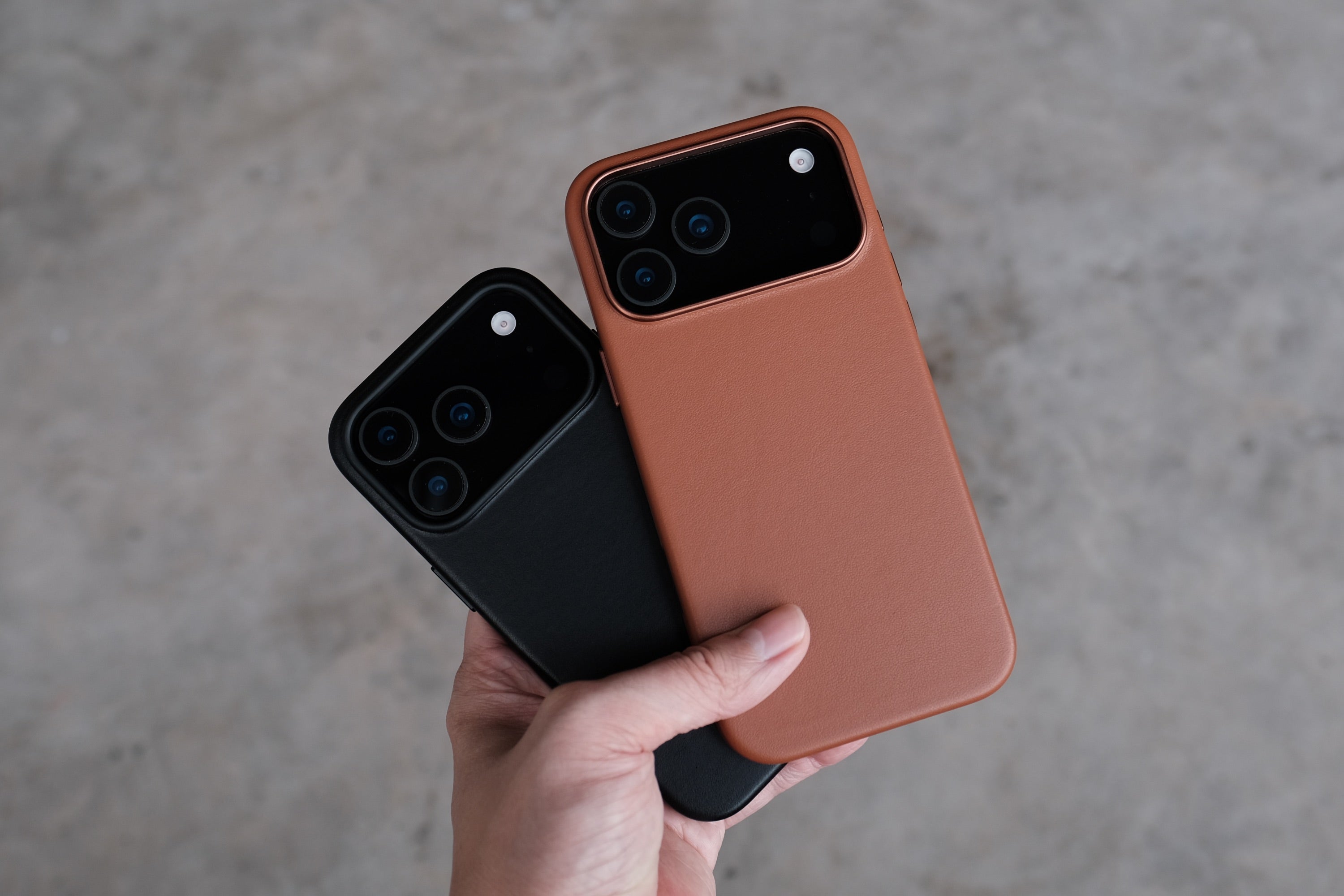 Bare Skin Case for iPhone 17 Pro and Pro Max - Leather Case with Camera Control for iPhone 17 Pro and Pro Max - Banner