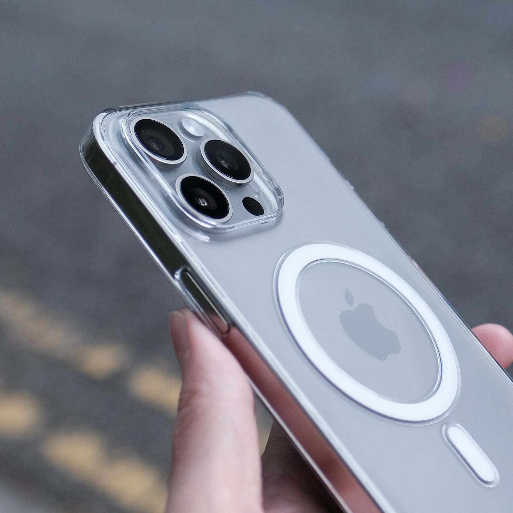 The Bare Case for iPhone 15 Pro - Thinnest Clear MagSafe Case for iPhone 15 Pro - Camera Lip