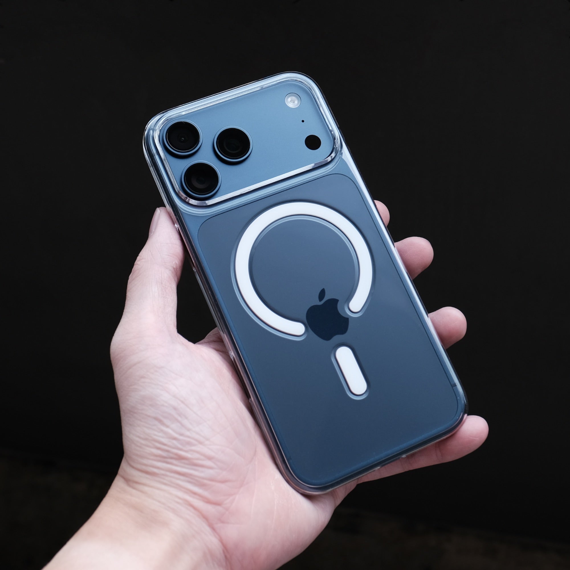 The Bare Case - Thinnest Clear MagSafe Case for iPhone 17 Pro - Cosmic Orange