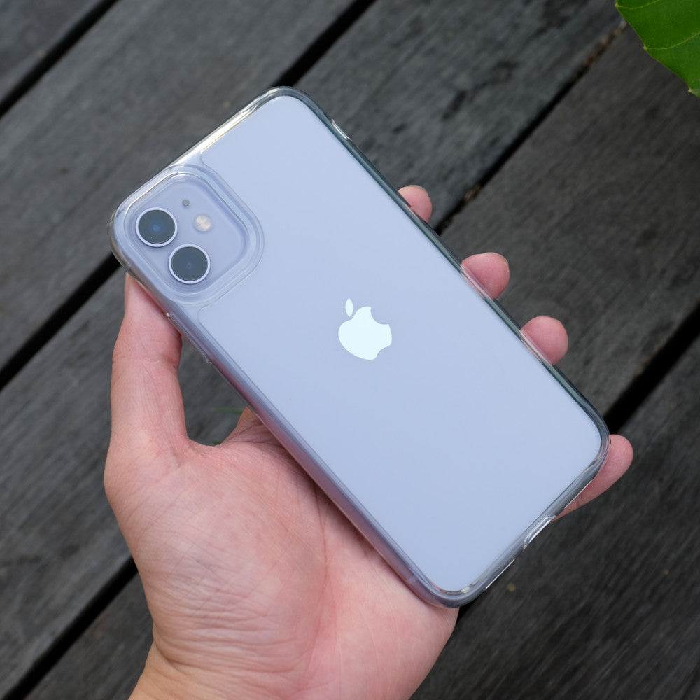 Bare Back Tempered Glass Case for iPhone 11