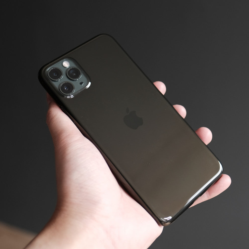 Bare Naked EX - Thinnest Clear Case for iPhone 11 Pro Max - Onyx in Hand