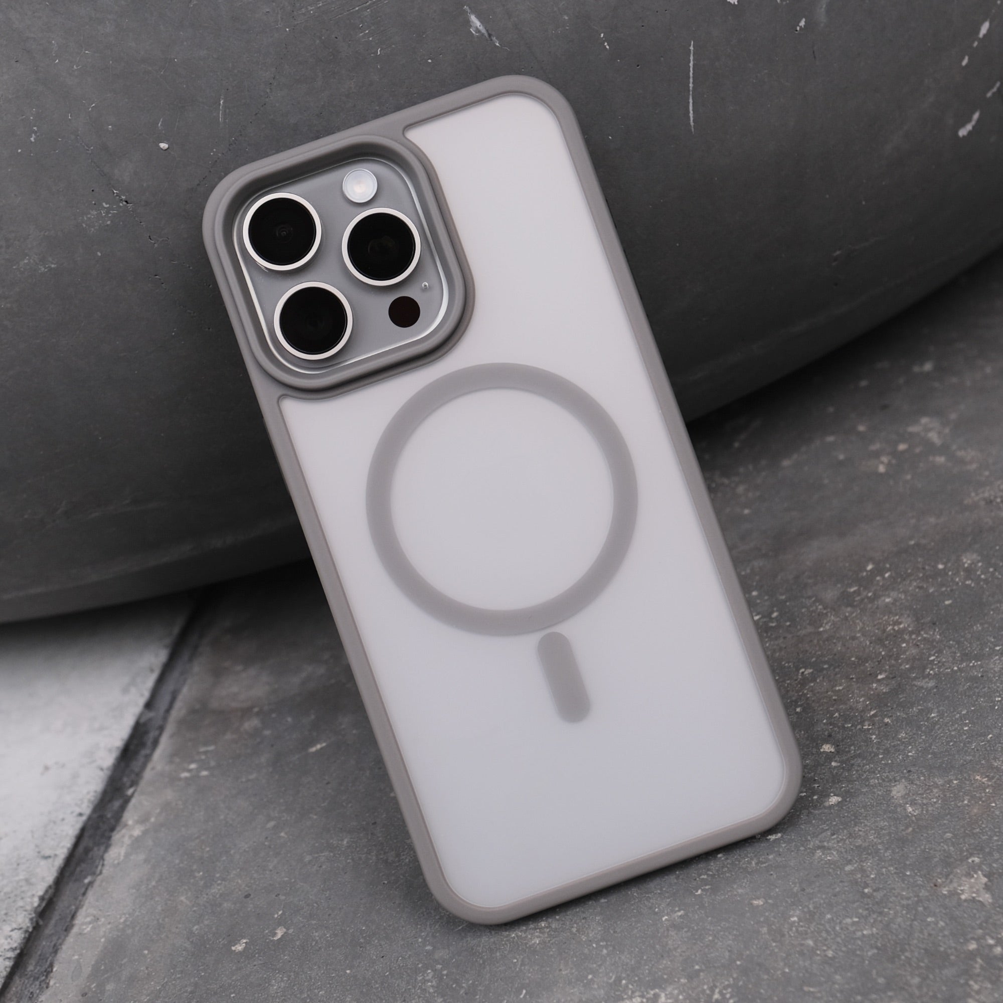 Bare Armour Case for iPhone 15 Pro Max - Minimalist Slim Shock Proof MagSafe Case for iPhone 15 Pro Max - Natural Titanium