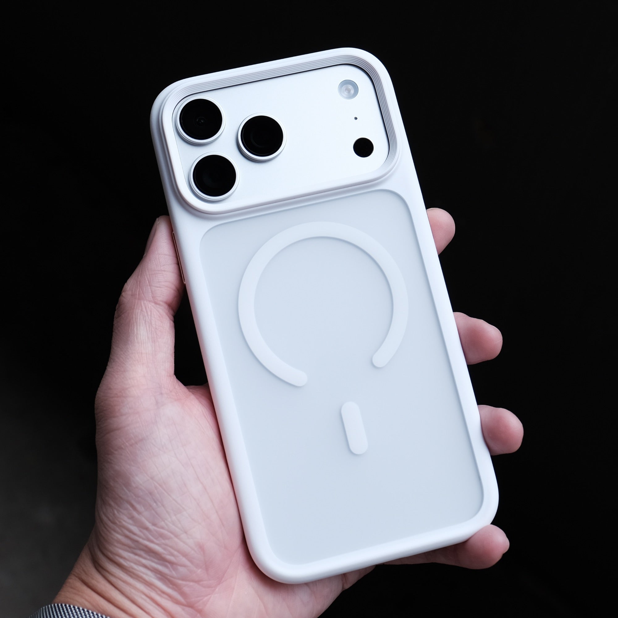 Bare Armour Case for iPhone 17 Pro Max - Slim Shockproof MagSafe Case for iPhone 17 Pro Max - White