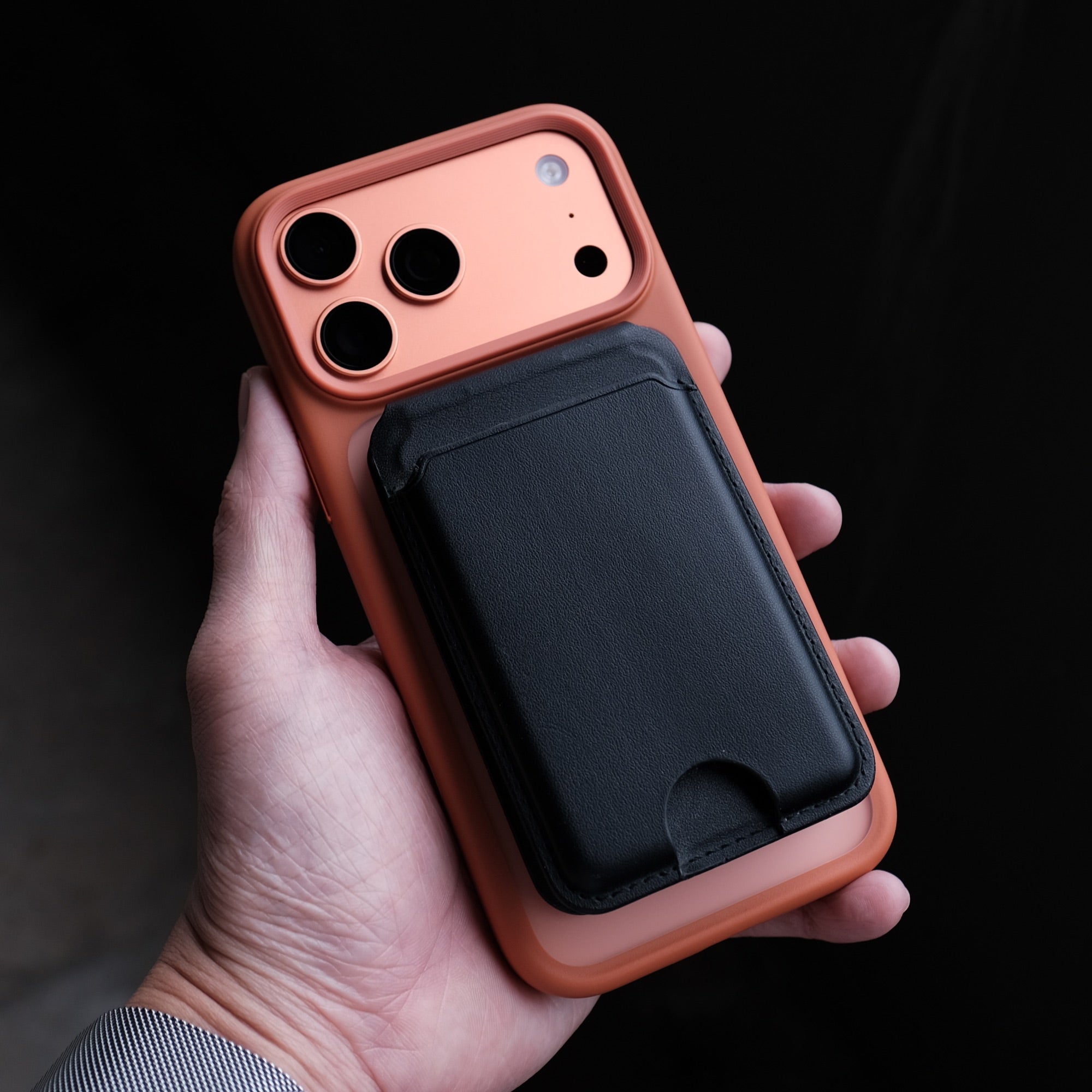 Bare Armour Case for iPhone 17 Pro and 17 Pro Max - Slim Shockproof MagSafe Case for iPhone 17 Pro and 17 Pro Max - MagSafe Compatible - Cosmic Orange