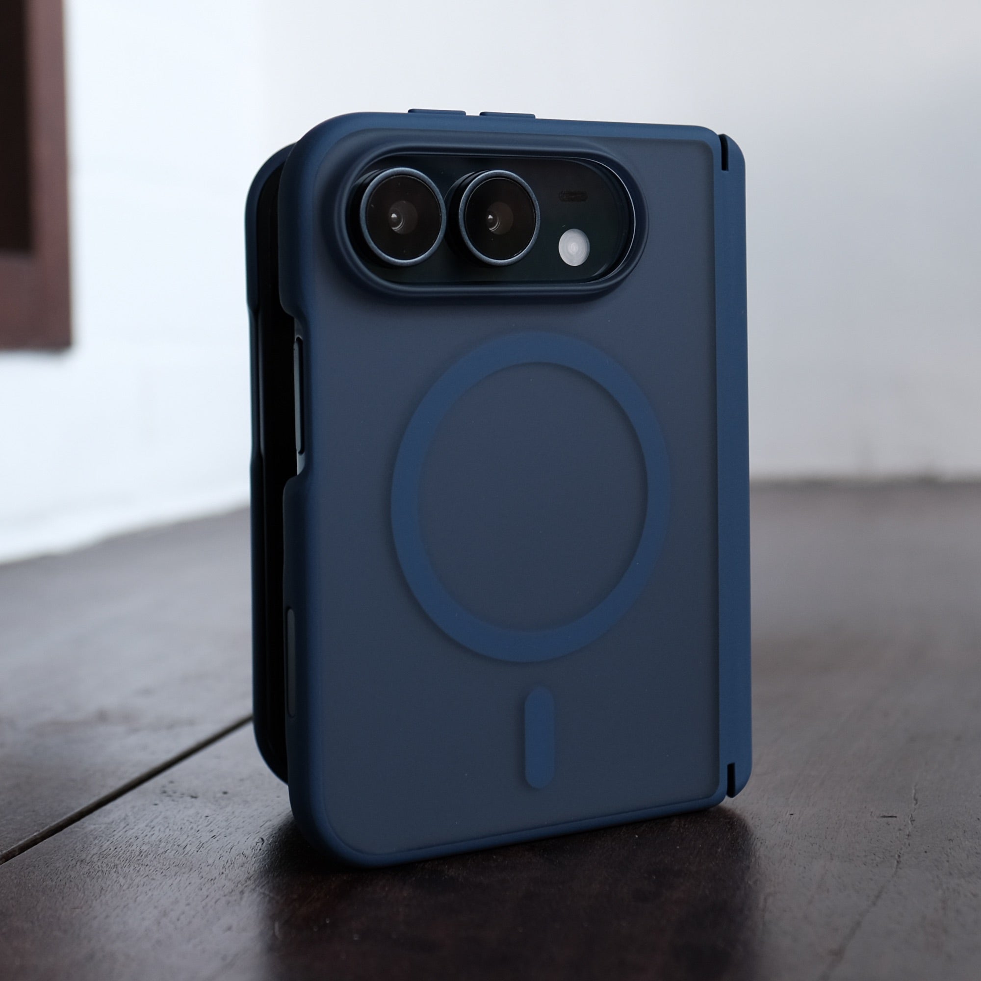 Bare Armour Case for iPhone Ultra - Thinnest Shockproof MagSafe Case for iPhone Ultra - Blue