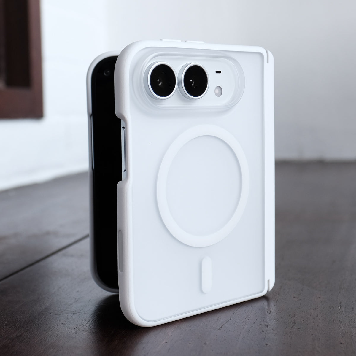 Bare Armour Case for iPhone Ultra - Thinnest Shockproof MagSafe Case for iPhone Ultra - White