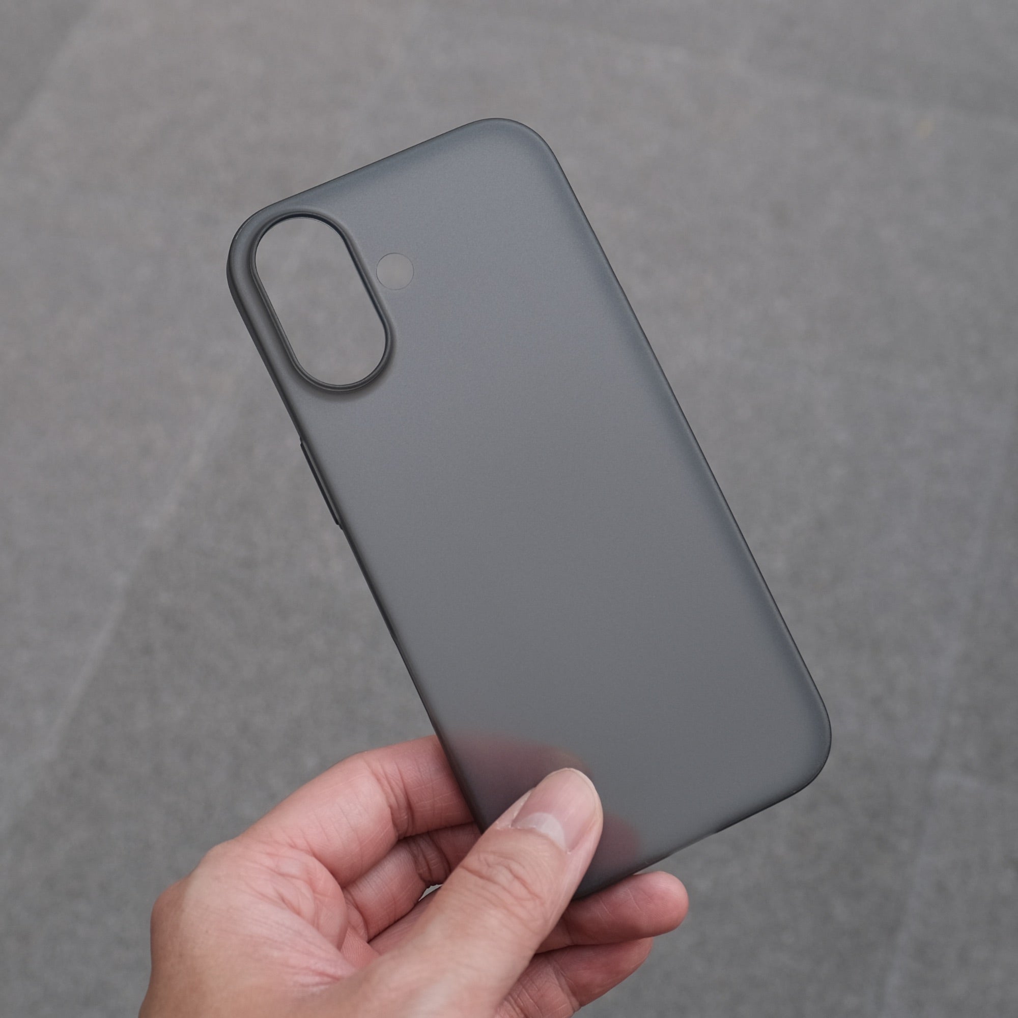 Bare Naked Case for iPhone 17 - Thinnest Case for iPhone 17 - Smoke