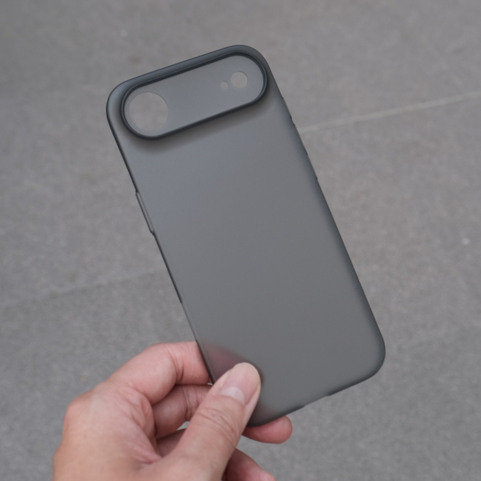 Bare Naked Case for iPhone 17 Air - Thinnest Case for iPhone 17 Air - Smoke