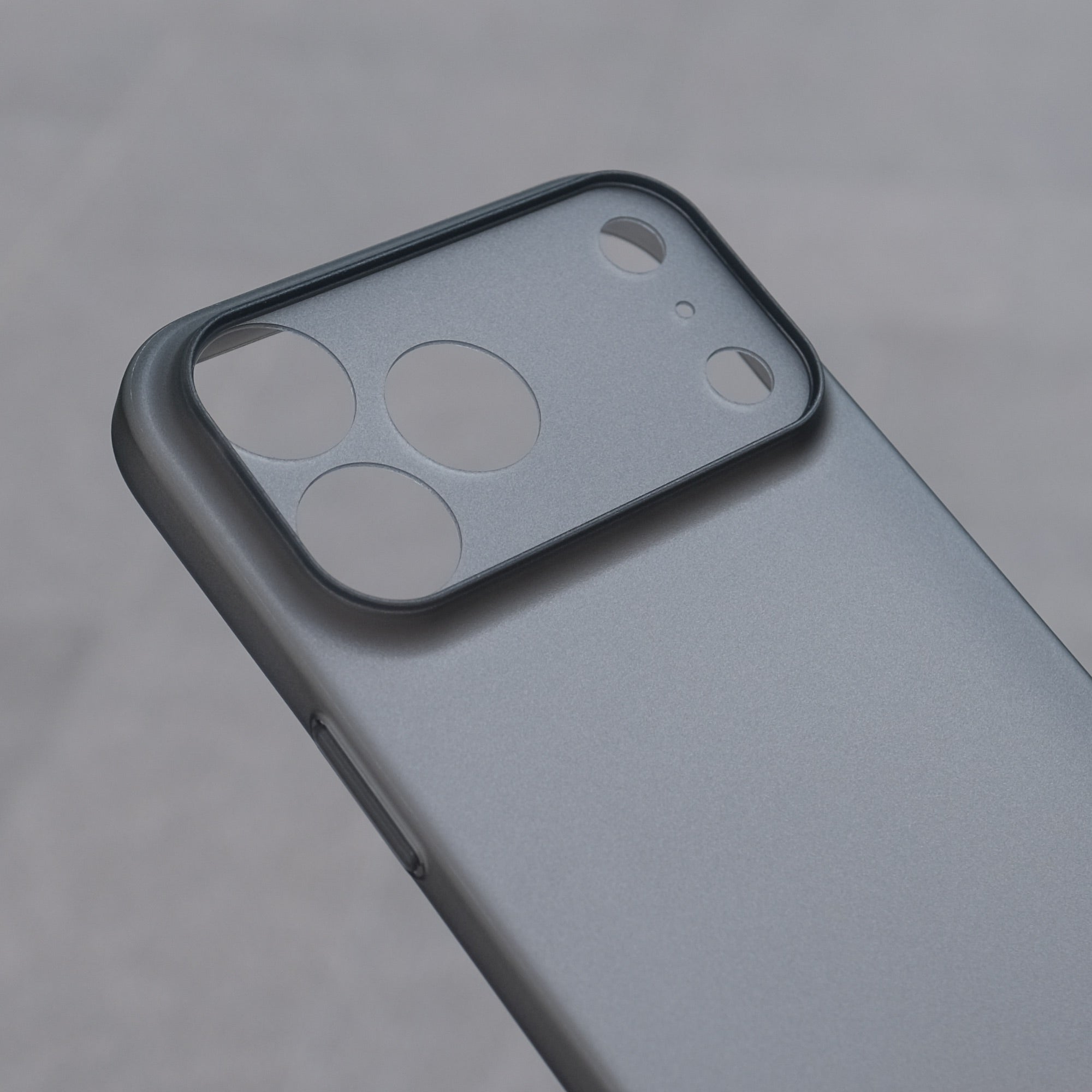 Bare Naked Case for iPhone 17 Pro Max - Thinnest Case for iPhone 17 Pro Max - Camera Protection - Smoke