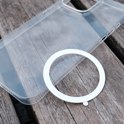 Bare Naked EX for iPhone 15 Series - Thinnest Clear Case for iPhone 15 Series - Clear - Attachable MagSafe Magnet