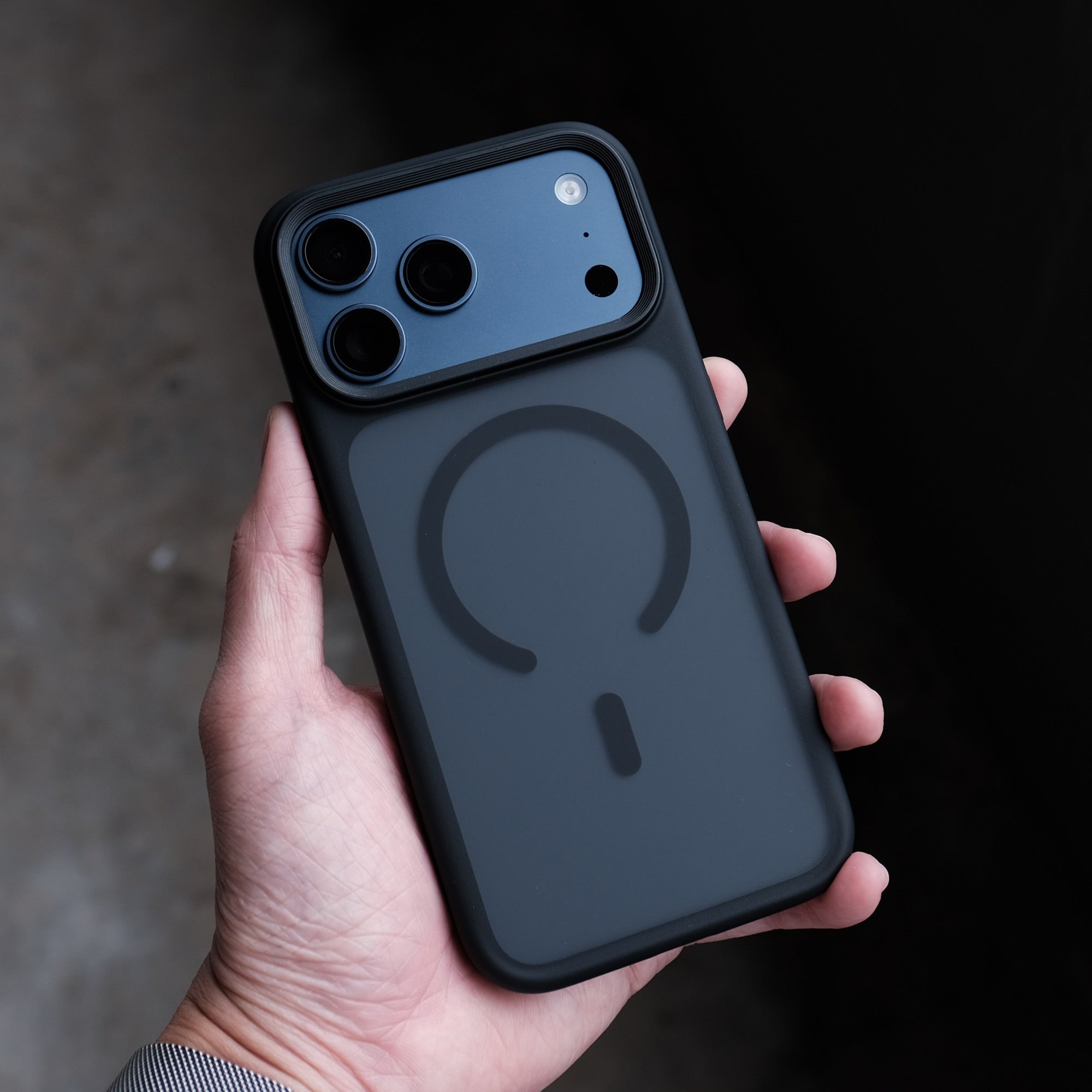 Bare Armour Case for iPhone 17 Pro - Slim Shockproof MagSafe Case for iPhone 17 Pro - Black