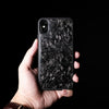 Bare Back Minimalist Forged Carbon Back Case for iPhone X