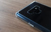 Bare Back Minimlist Shock Resistant Case with a Clear Glass Back for Samsung Galaxy Note 9 - Shock Resistant Bumper