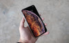 Bare Back Minimlist Shock Resistant Case with a Clear Glass Back for iPhone XS and XS Max - Minimal Bulk