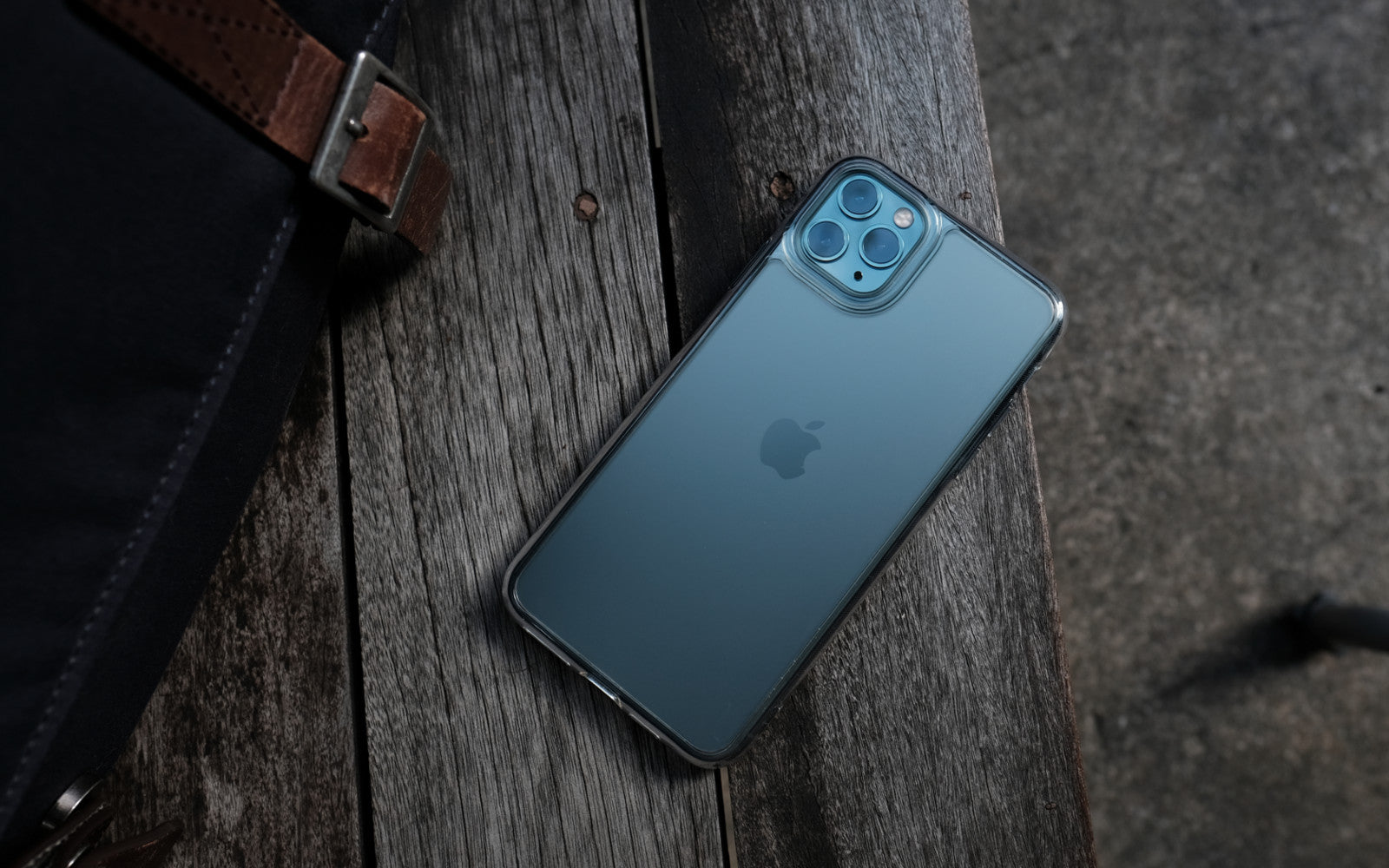 Bare Back Minimlist Shock Resistant Case with a Frosted Glass Back for iPhone 11 Pro and 11 Pro Max - Branding-Free