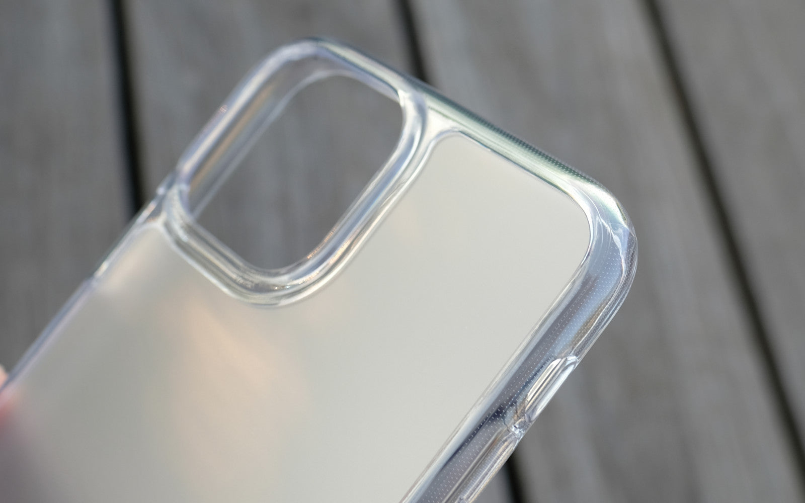 Bare Back Minimlist Shock Resistant Case with a Frosted Glass Back for iPhone 11 Pro and 11 Pro Max - Real Frosted Glass Back