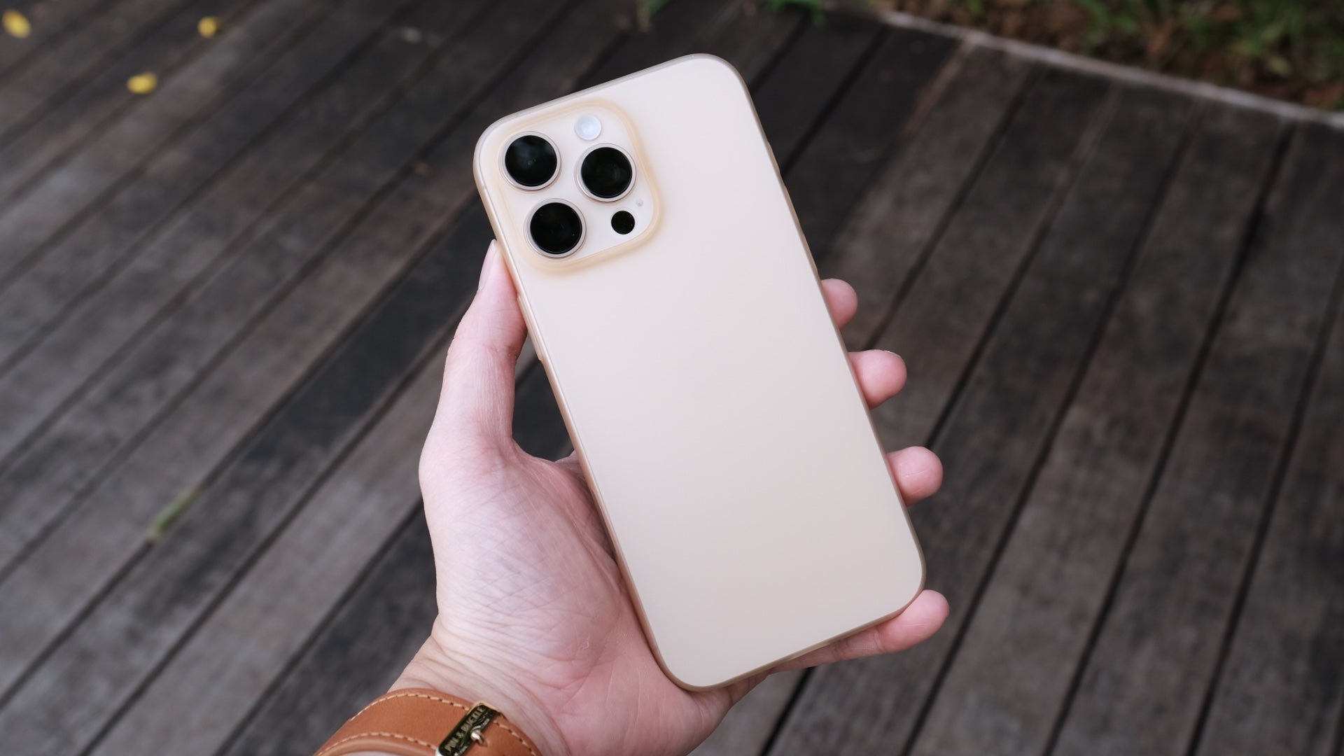 Bare Naked Case for iPhone 16 Series - Thinnest Case for iPhone 16 Series - Desert Titanium - Video Banner
