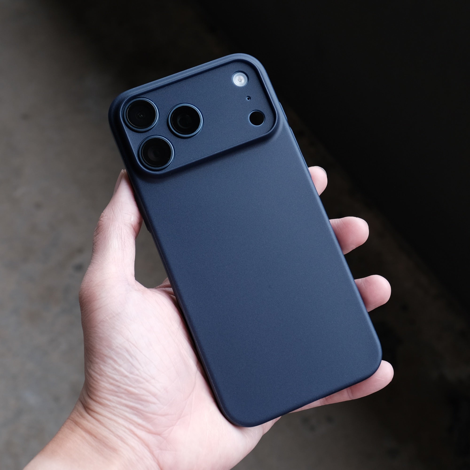 Bare Naked Case for iPhone 17 Pro - Thinnest Case for iPhone 17 Pro - Deep Blue