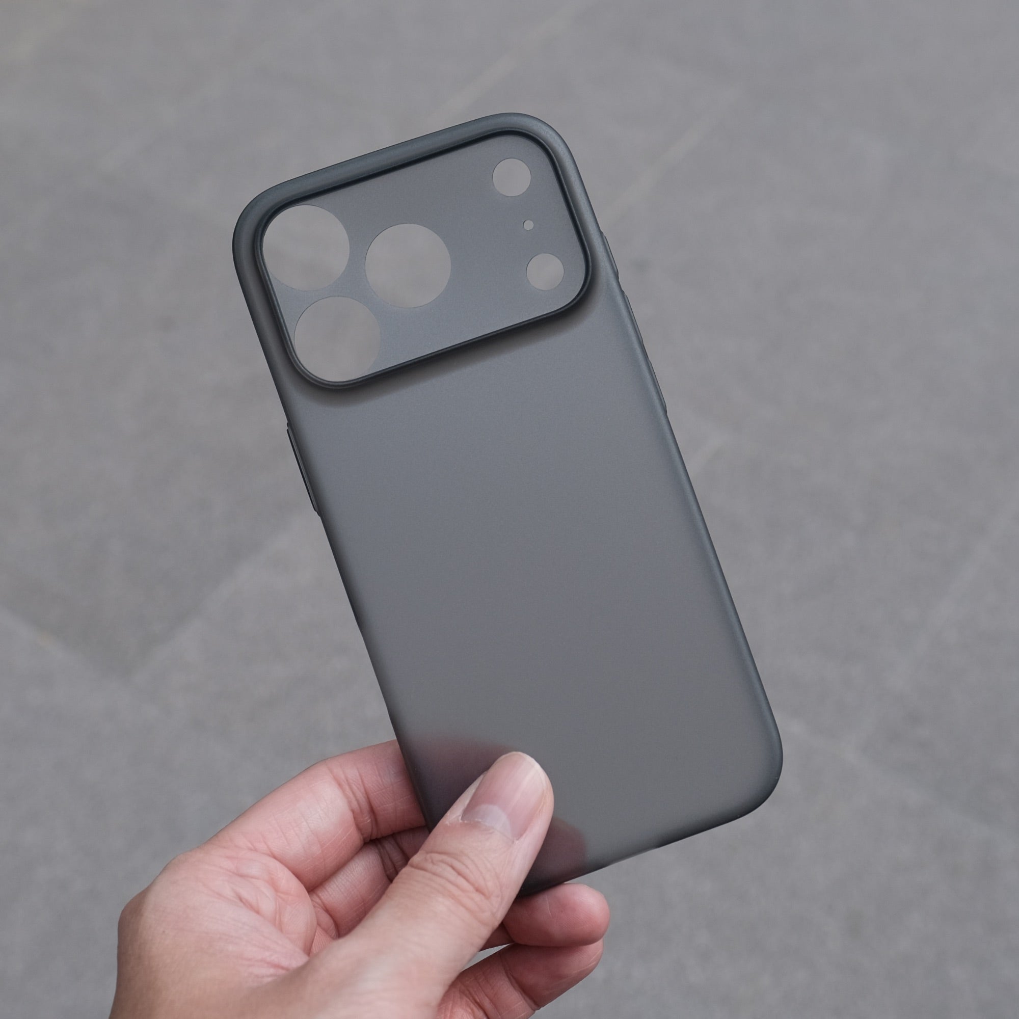Bare Naked Case for iPhone 17 Pro - Thinnest Case for iPhone 17 Pro - Smoke