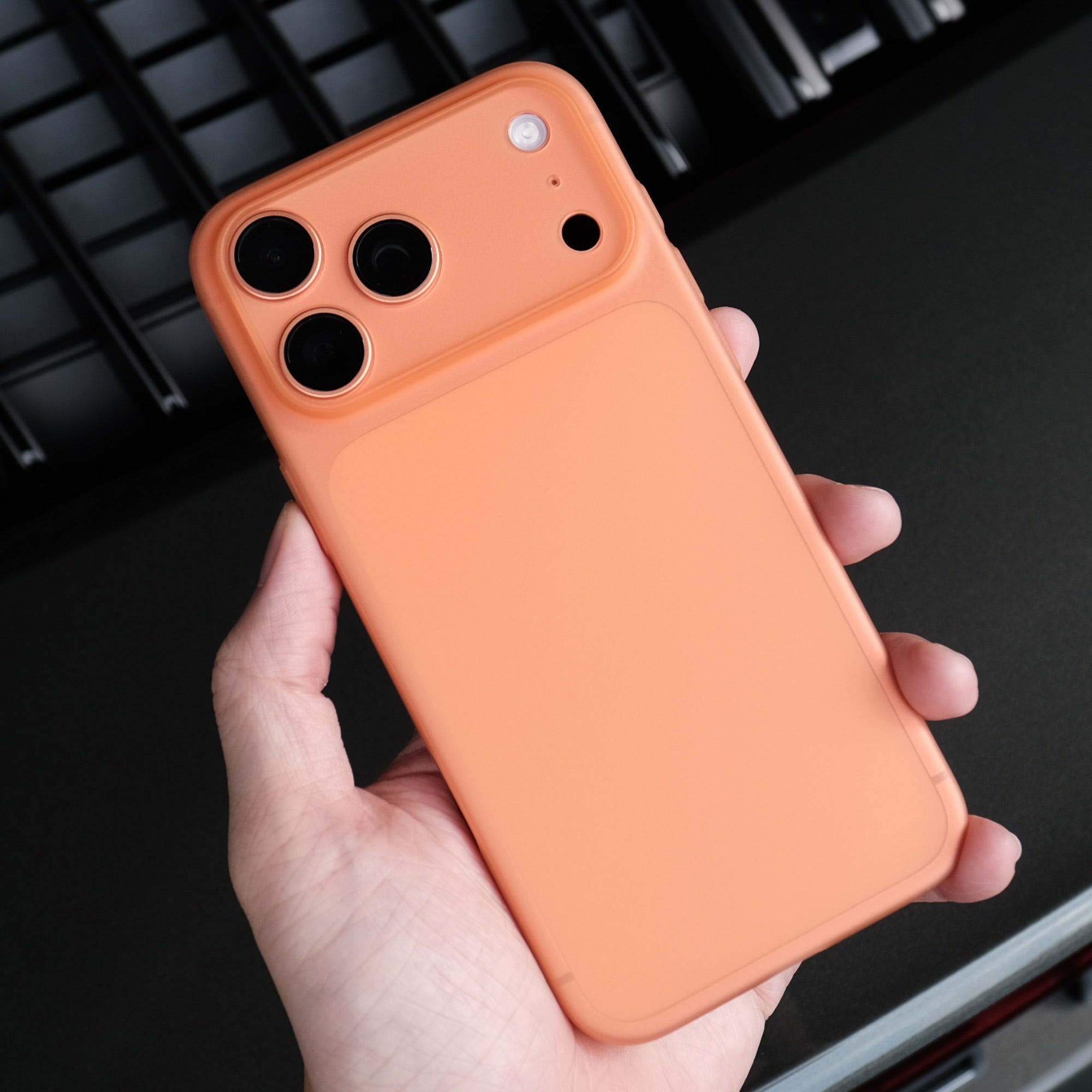 Bare Naked Case for iPhone 17 Pro Max - Thinnest Case for iPhone 17 Pro Max - Cosmic Orange
