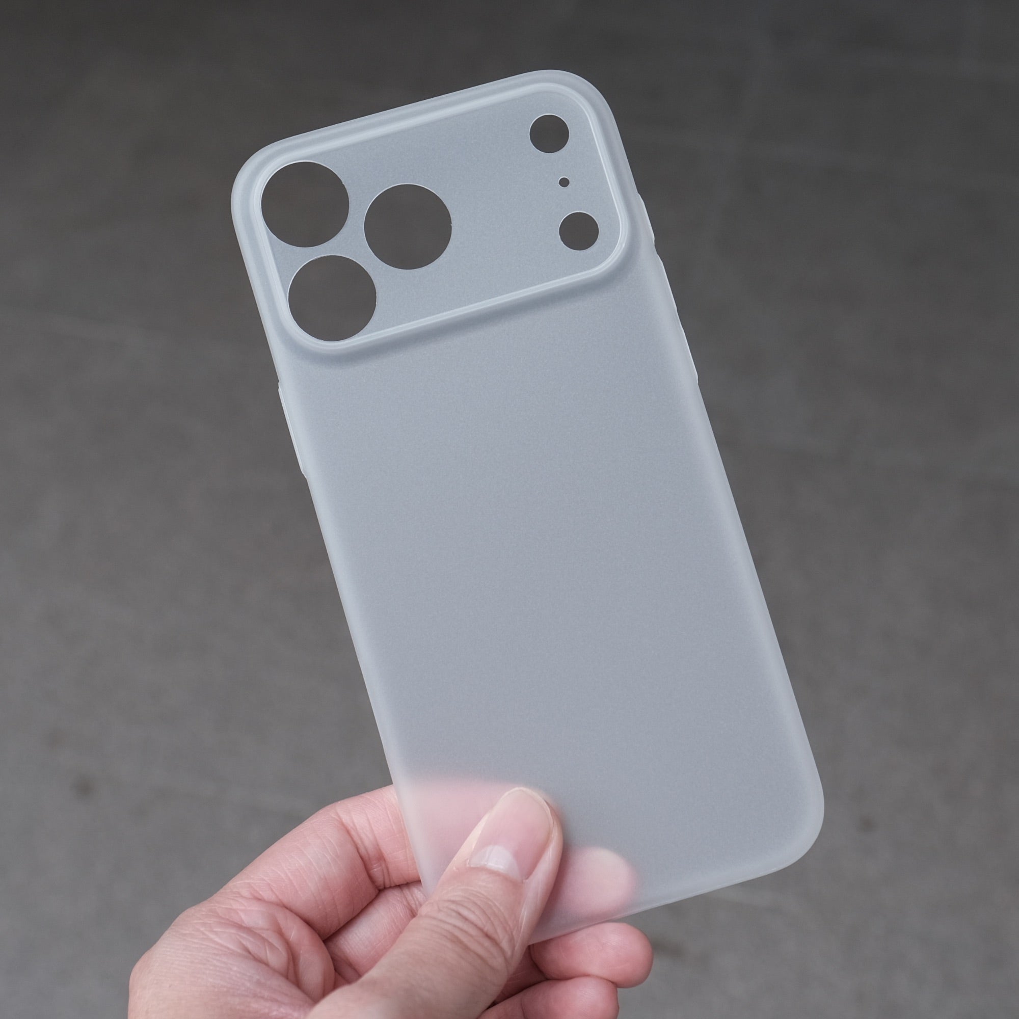 Bare Naked Case for iPhone 17 Pro Max - Thinnest Case for iPhone 17 Pro Max - Frost