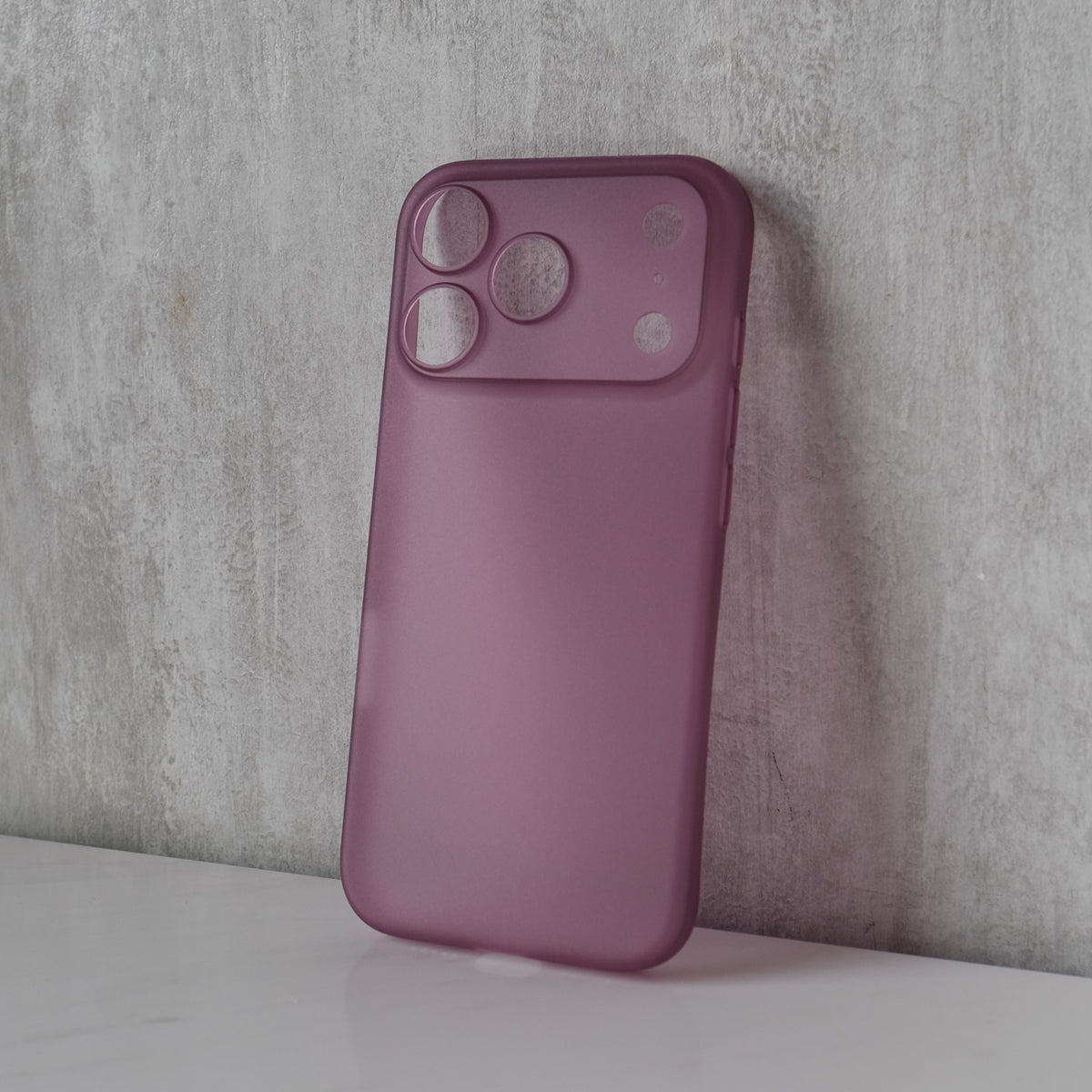 Bare Naked Case for iPhone 18 Pro - Thinnest Case for iPhone 18 Pro - Dark Cherry