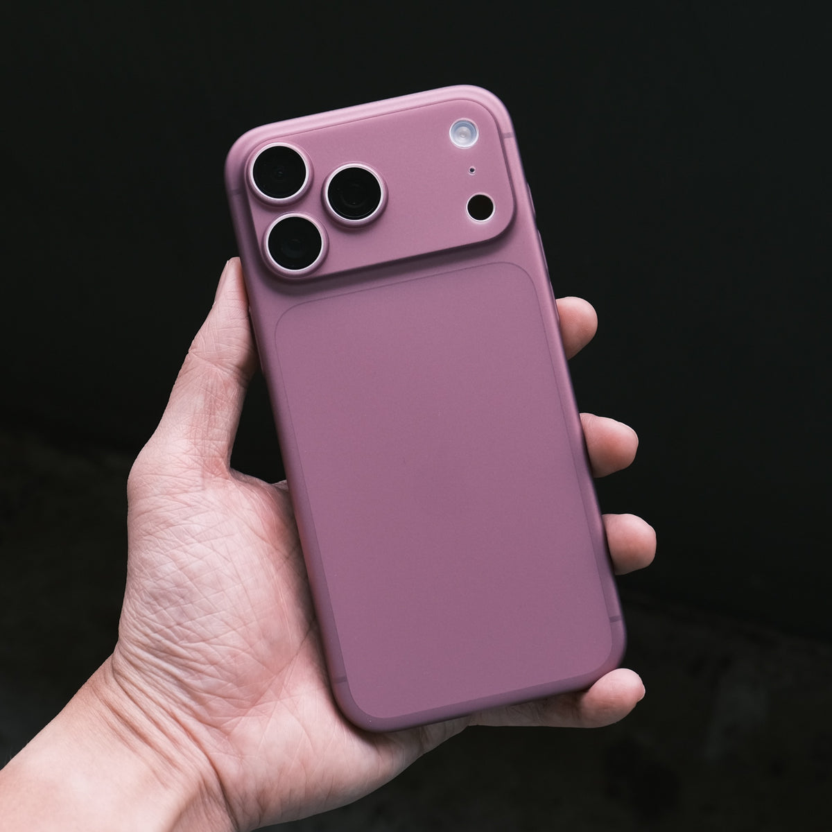 Bare Naked Case for iPhone 18 Pro - Thinnest Case for iPhone 18 Pro - Dark Cherry