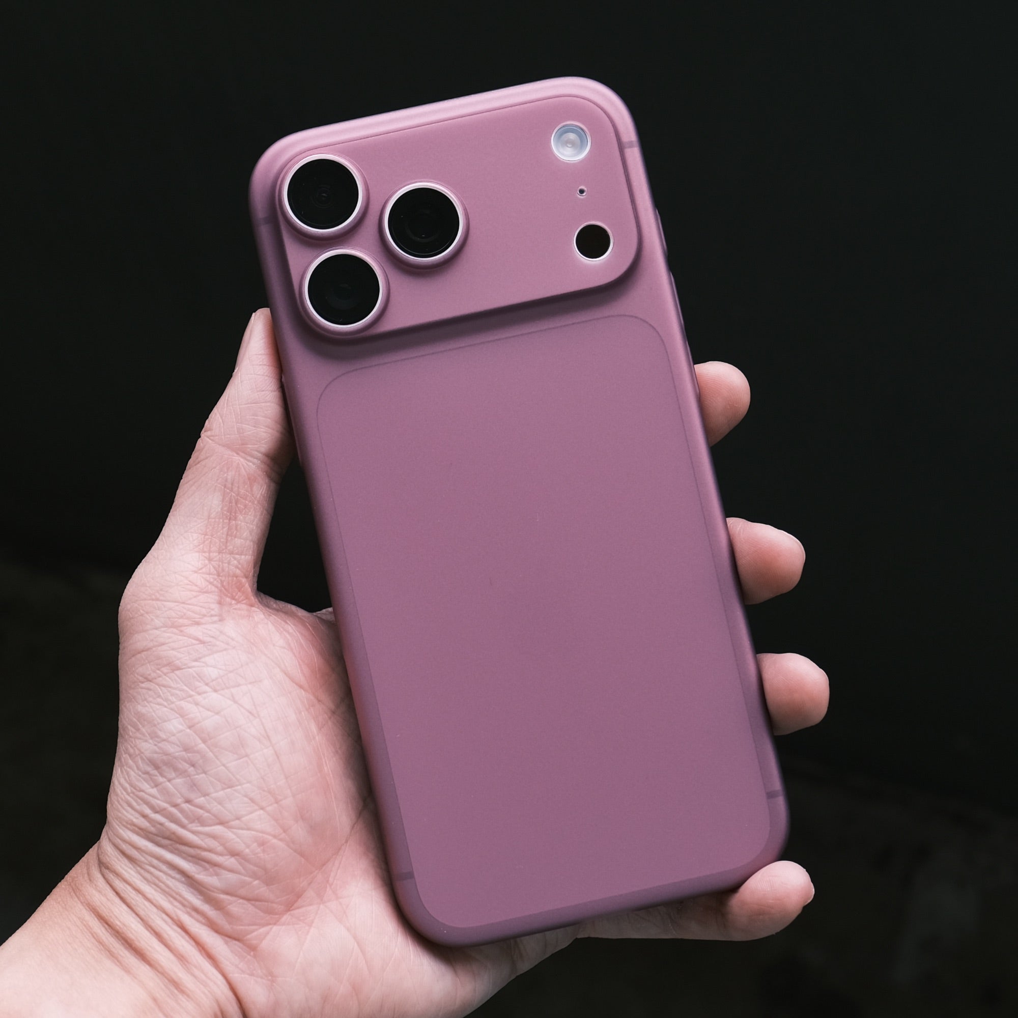 Bare Naked Case for iPhone 18 Pro Max - Thinnest Case for iPhone 18 Pro Max - Dark Cherry