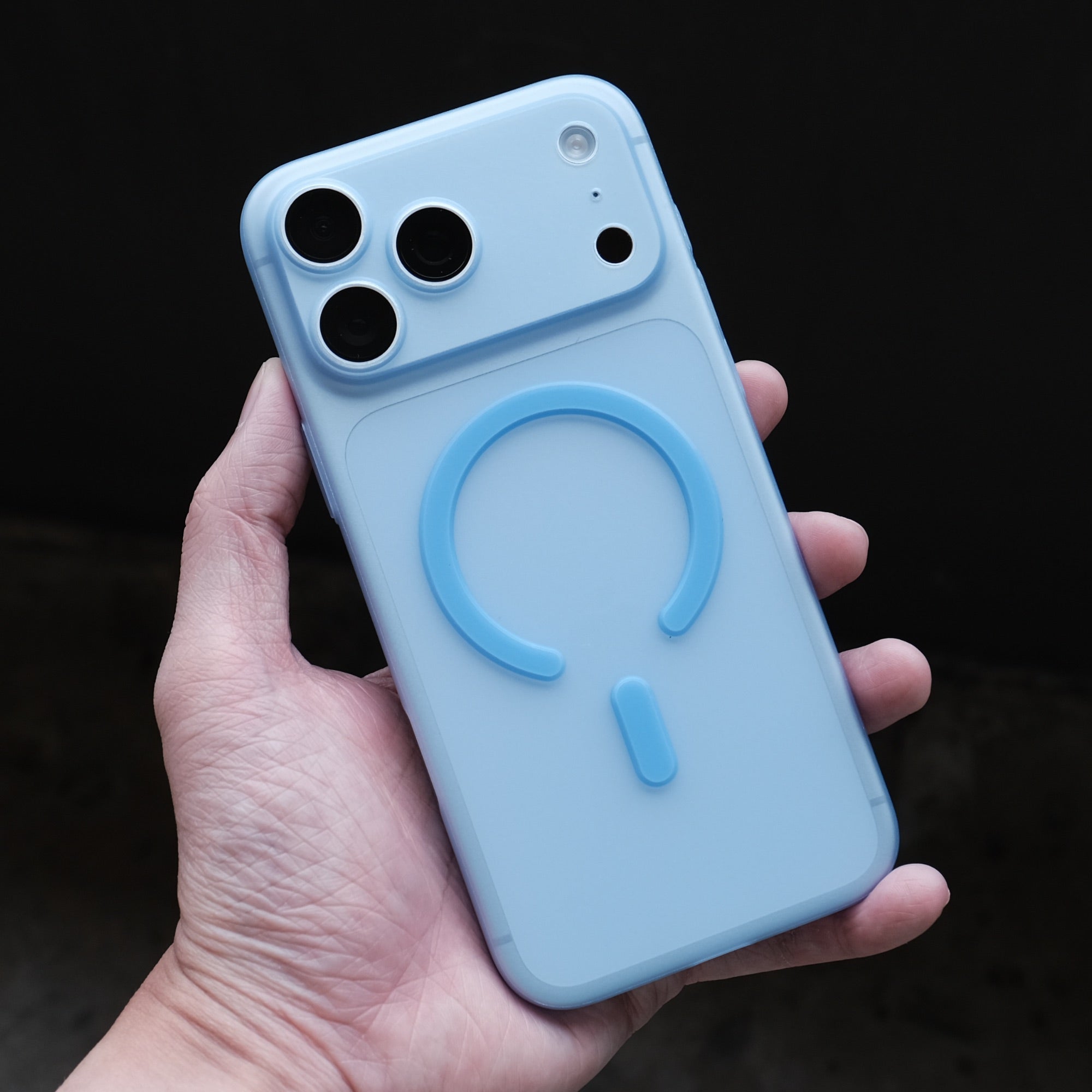 Bare Naked Case with MagSafe for iPhone 18 Pro Max - Thinnest MagSafe Case for iPhone 18 Pro Max - Light Blue