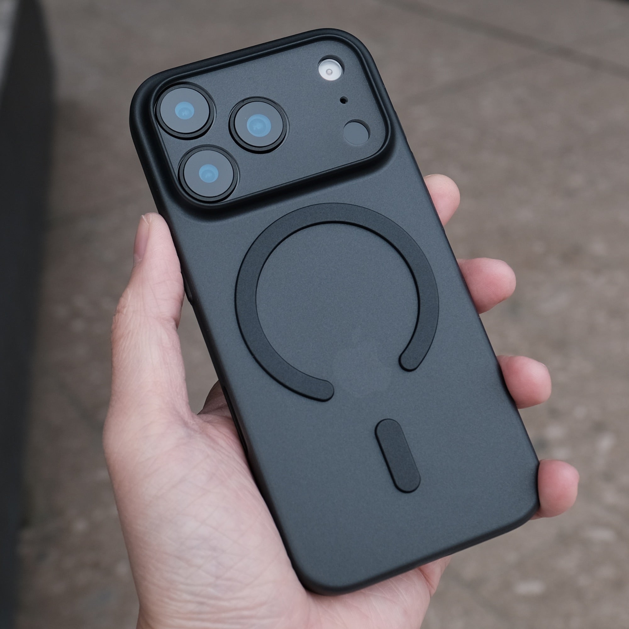 Bare Naked MagSafe Case for iPhone 17 Pro Max - Thinnest MagSafe Case for iPhone 17 Pro Max - Smoke