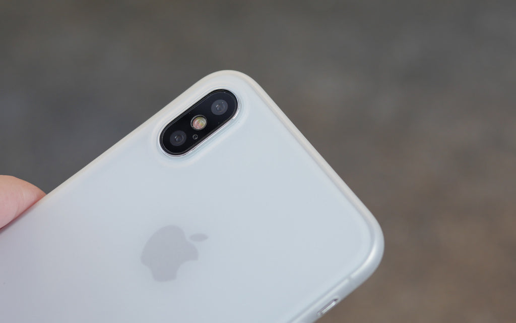Bare Naked Ultra Thin Case for Apple iPhone X - Camera Cutout White