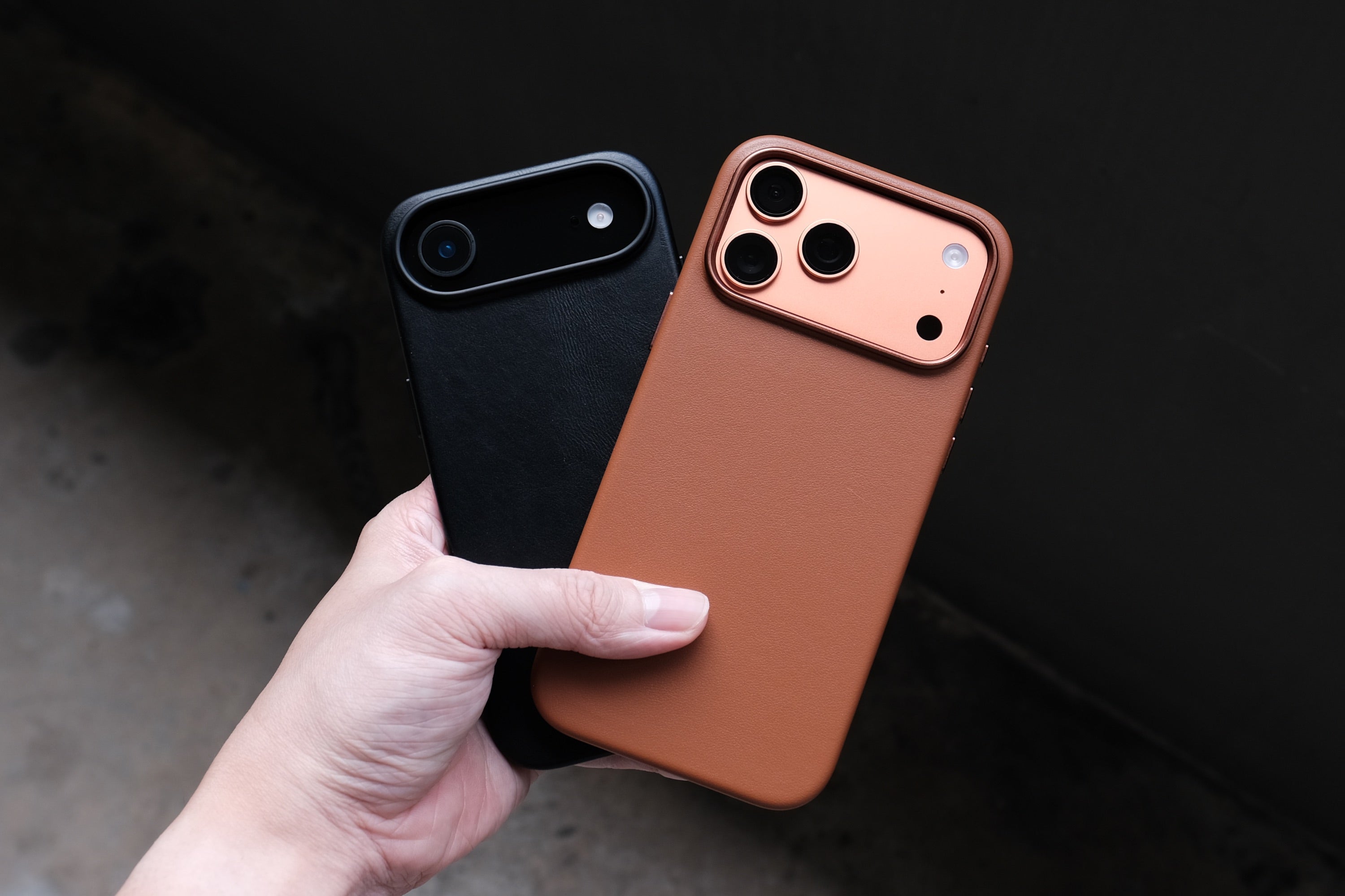 Bare Skin Case for iPhone 17 Pro and Pro Max - Leather Case with Camera Control for iPhone 17 Pro and Pro Max - Banner - 3