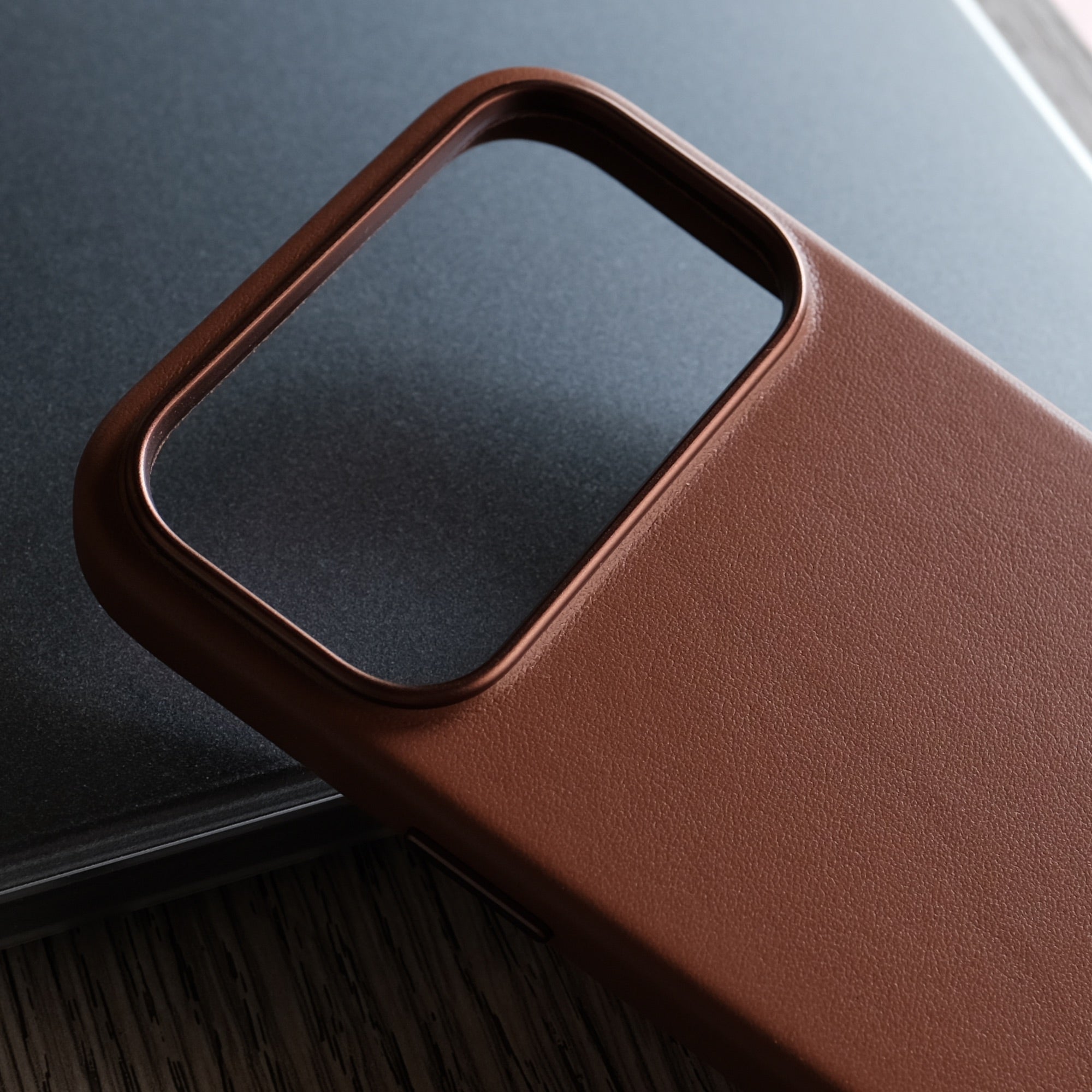 Bare Skin Case for iPhone 17 Series - Leather Case with Camera Control for iPhone 17 Series - Metal Camera Ring