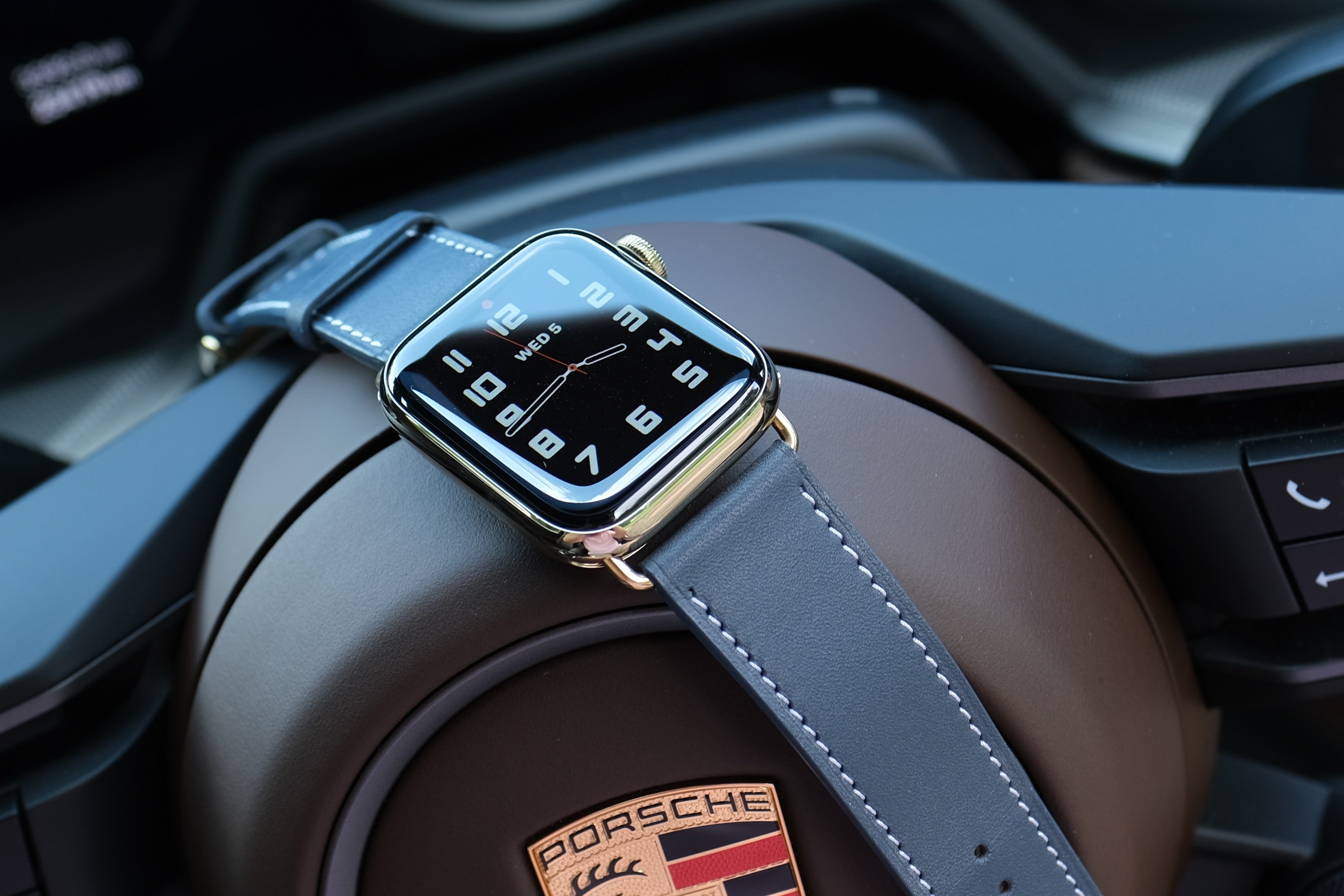 Barenia leather apple watch strap discount