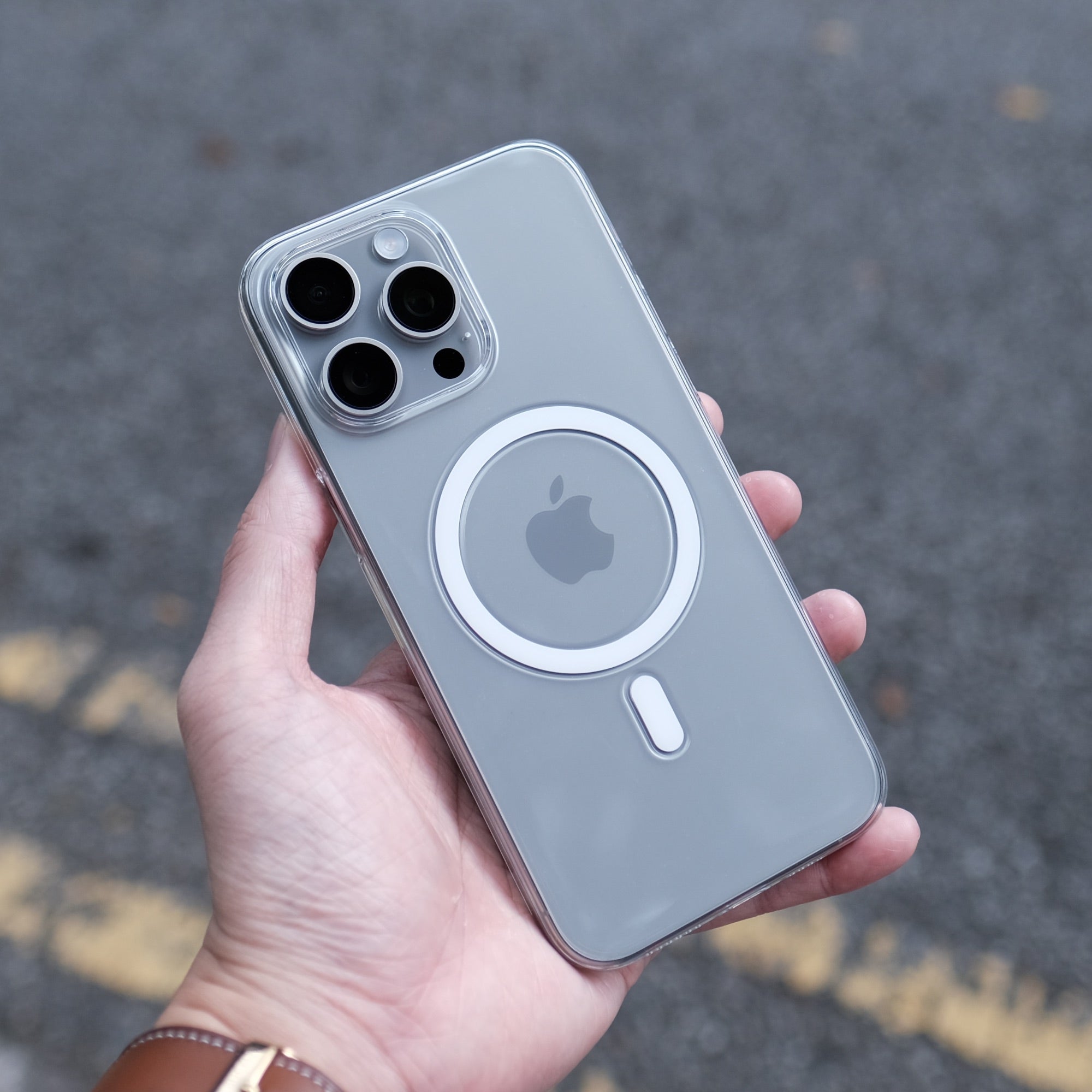 The Bare Case - Thinnest Clear MagSafe Case for iPhone 15 Pro