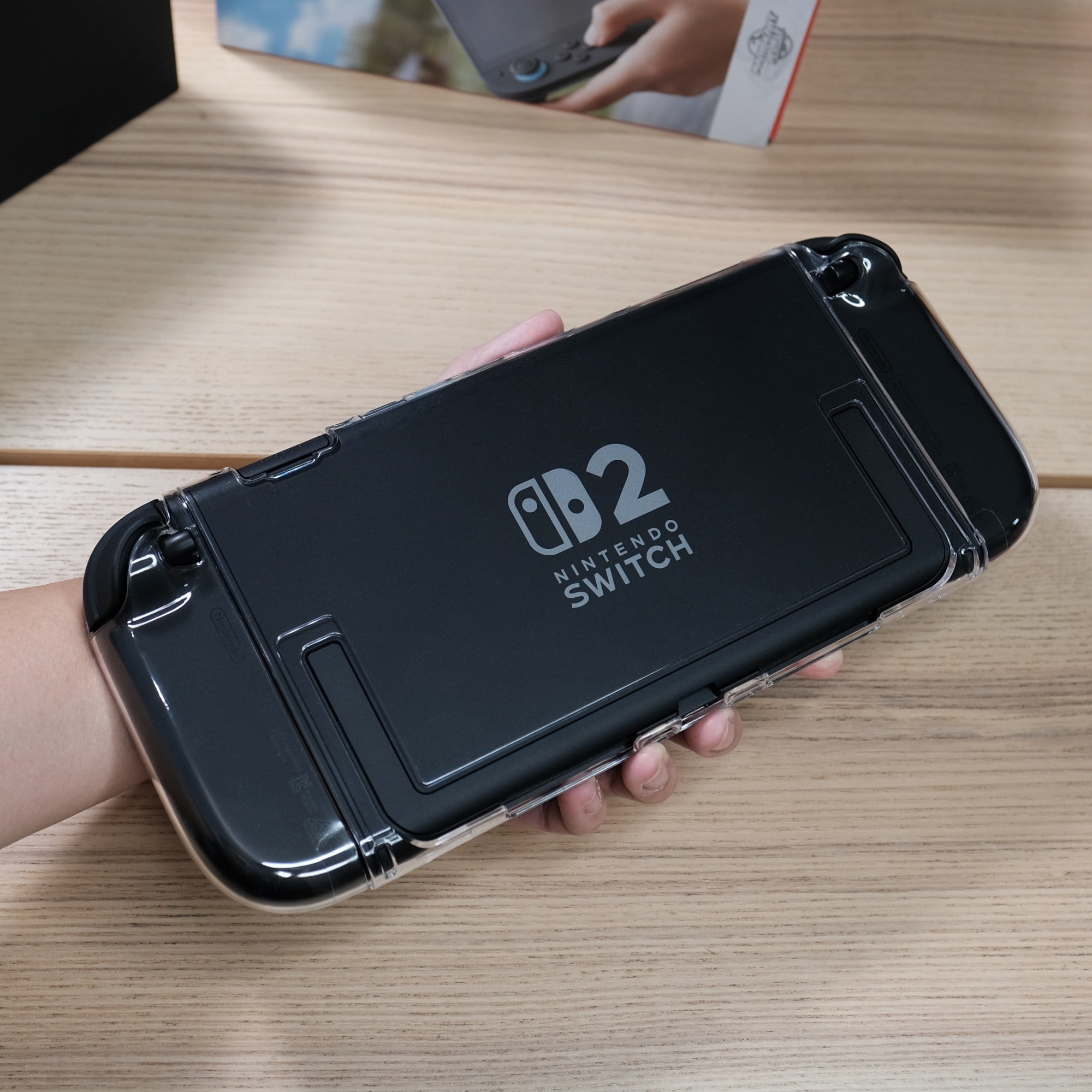 The Bare Case for Nintendo Switch 2 - Thinnest Clear Case for Nintendo Switch 2 - Back