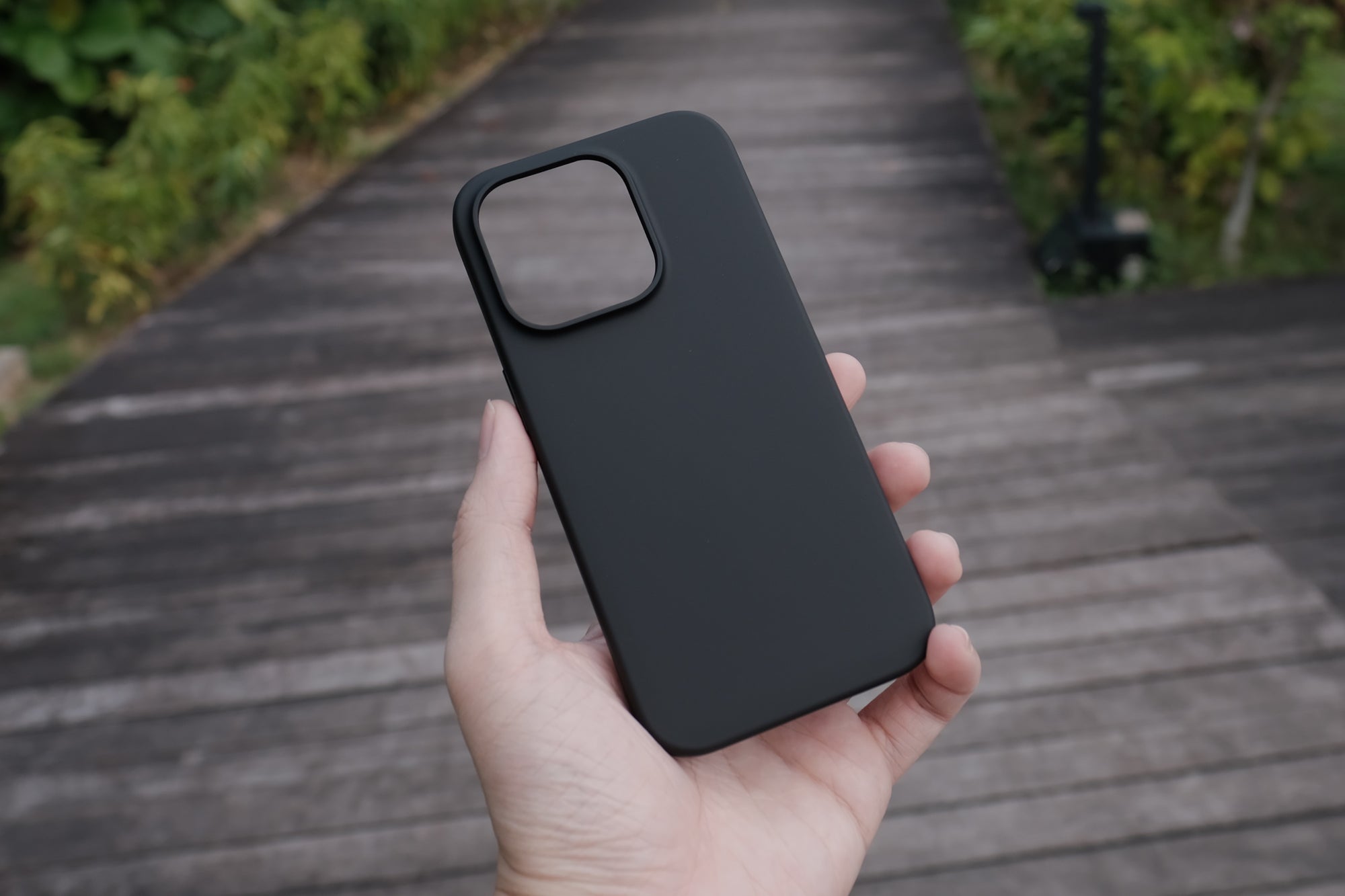 The Bare Case for iPhone 15 Pro - Thinnest MagSafe Case for iPhone 15 Pro - Space Black